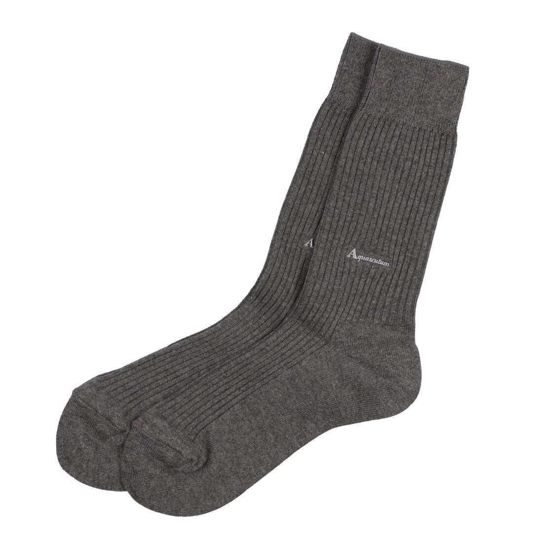 アクアスキュータム Aquascutum スポーツカジュアルソックス,チャコール