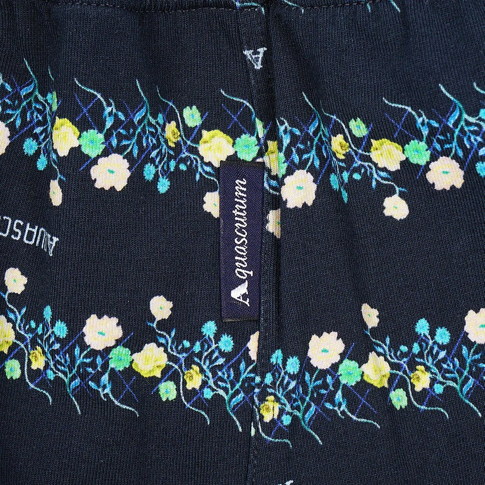 アクアスキュータム Aquascutum AQボクサー/25S/スパンゴム/フラワーボーダー 【返品不可商品】 （イエロー） イエロー