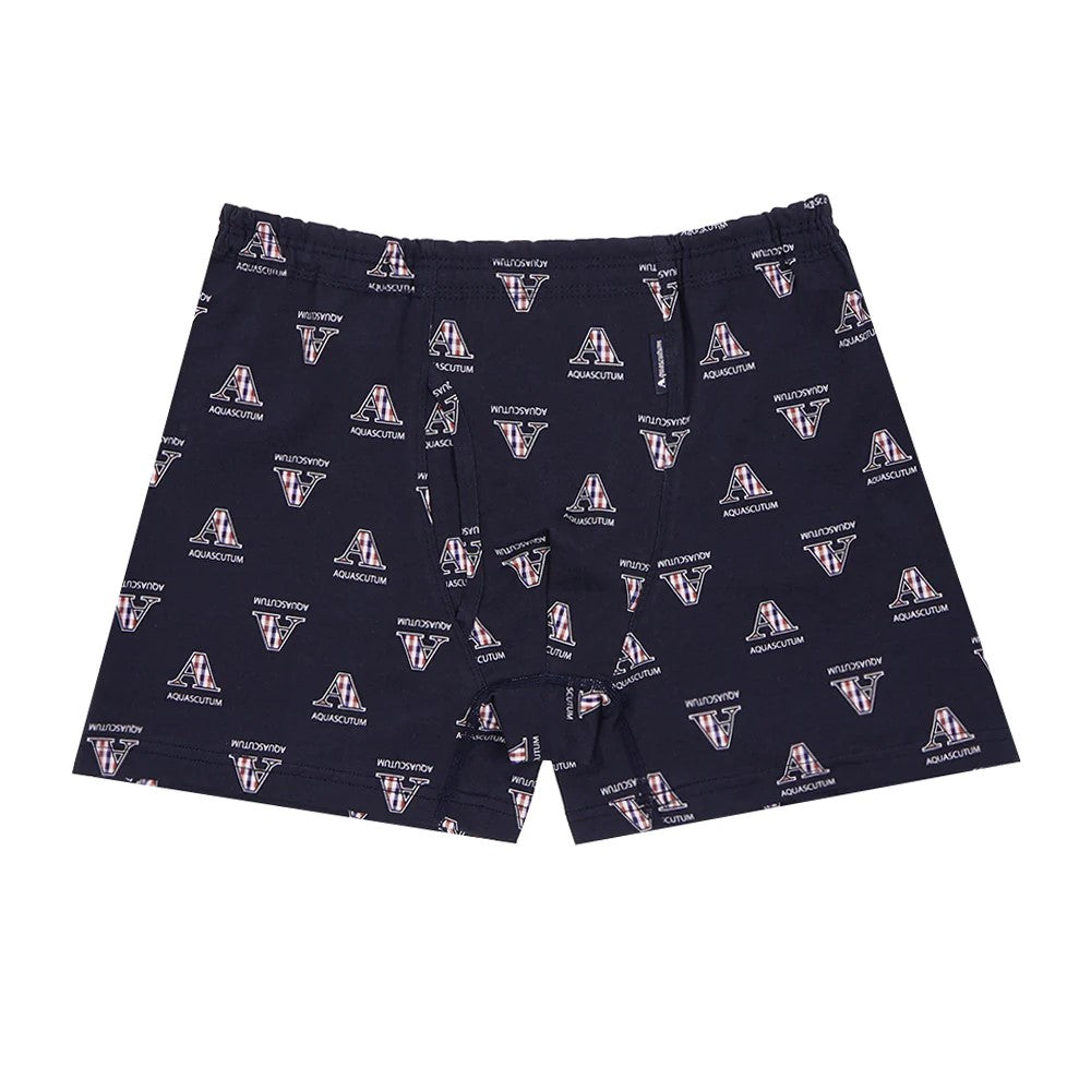 アクアスキュータム Aquascutum AQボクサー/25S/2ホンゴム/Aチェック 【返品不可商品】 （ネイビー） ネイビー