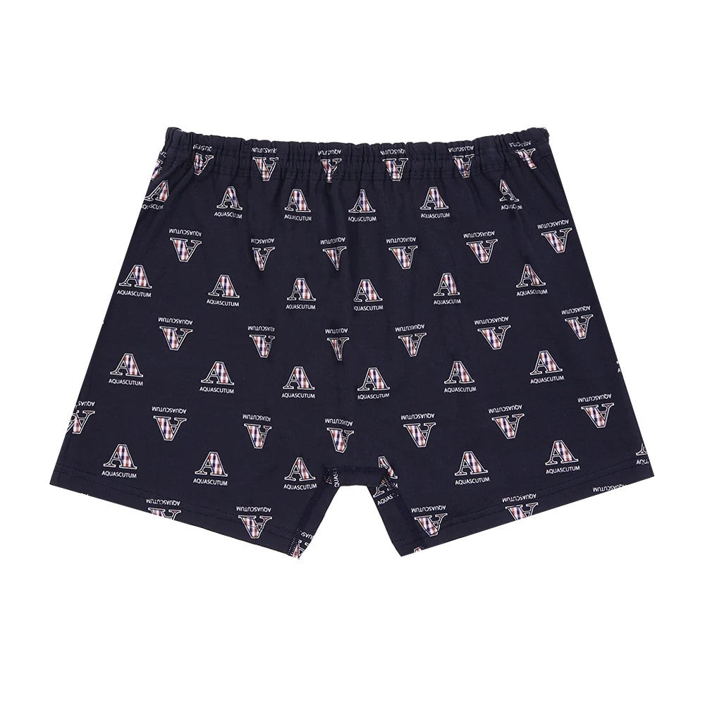 アクアスキュータム Aquascutum AQボクサー/25S/2ホンゴム/Aチェック 【返品不可商品】 （ネイビー） ネイビー