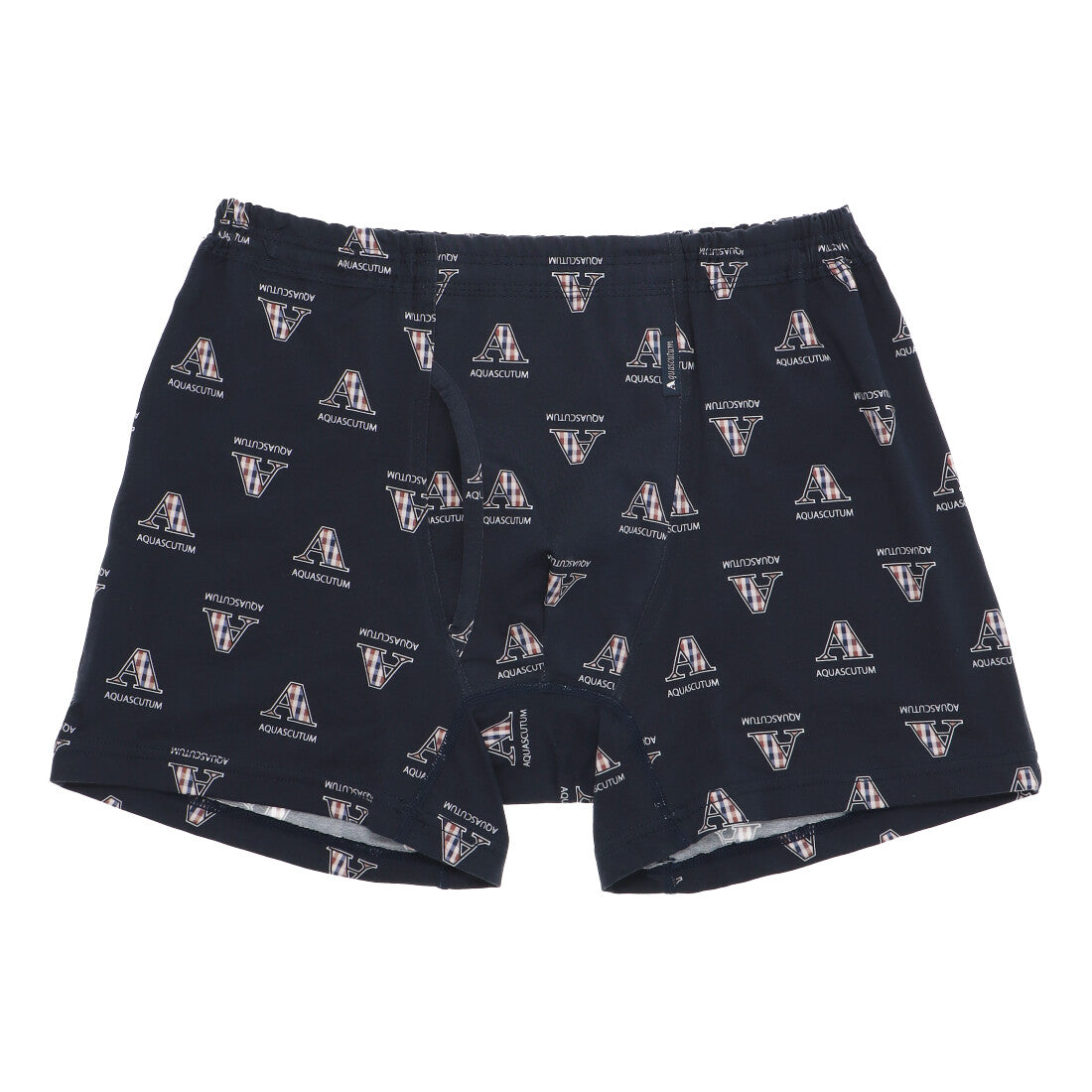 アクアスキュータム Aquascutum AQボクサー/25S/2ホンゴム/Aチェック 【返品不可商品】 （ネイビー） ネイビー