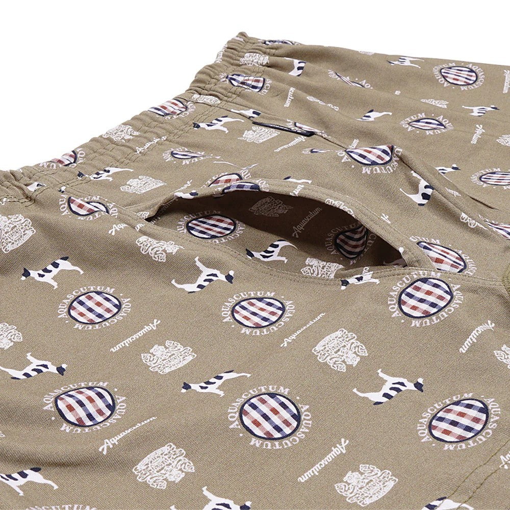 アクアスキュータム Aquascutum AQボクサー/25S/2ホンゴム/AQドッグ 【返品不可商品】 （ブルー） ブルー