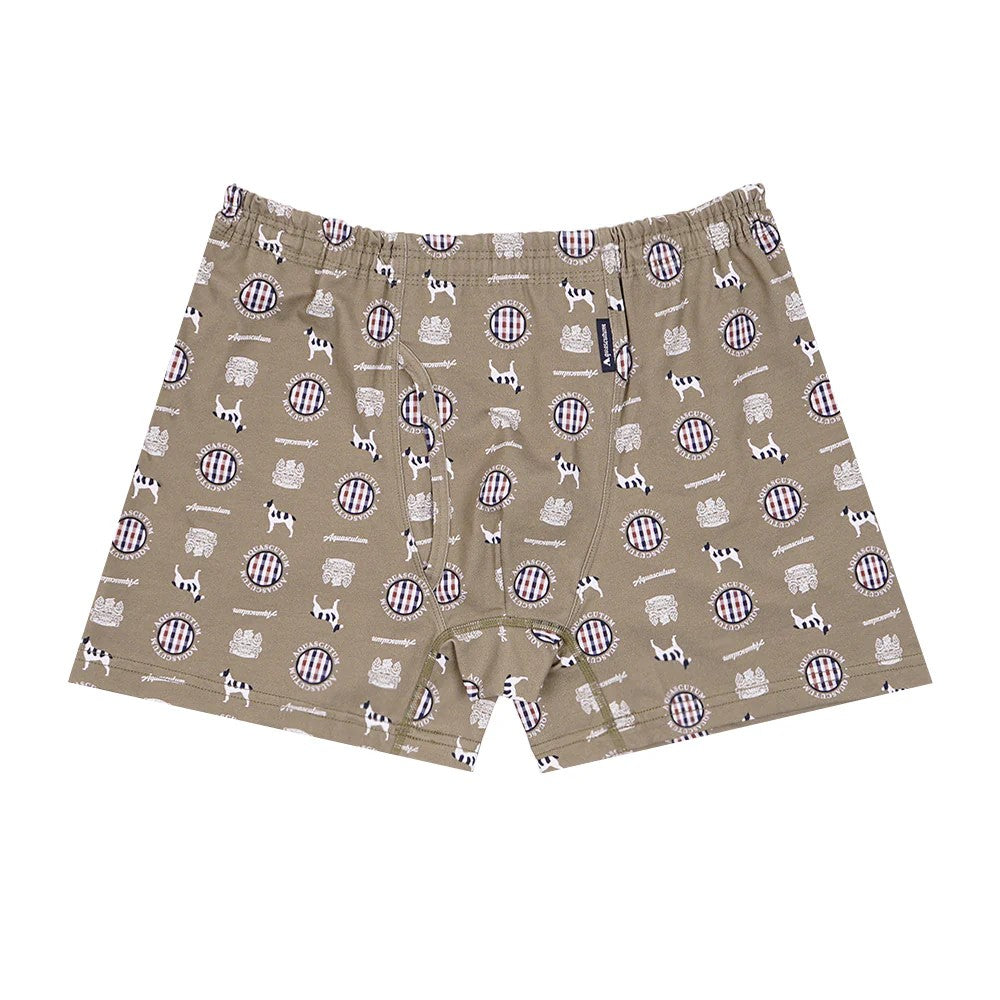 アクアスキュータム Aquascutum AQボクサー/25S/2ホンゴム/AQドッグ 【返品不可商品】 （グリーン） グリーン