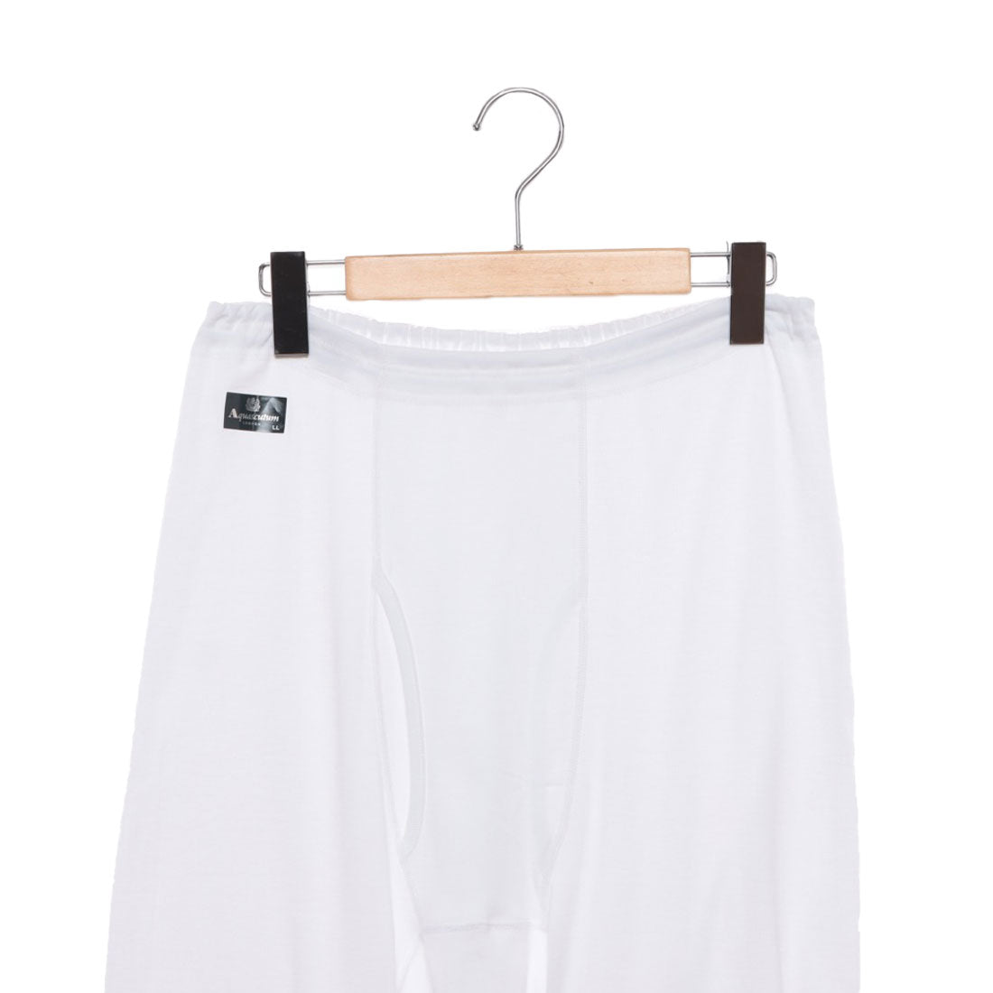 アクアスキュータム Aquascutum AQロンパン/スーピマ【返品不可商品】 （ホワイト） ホワイト