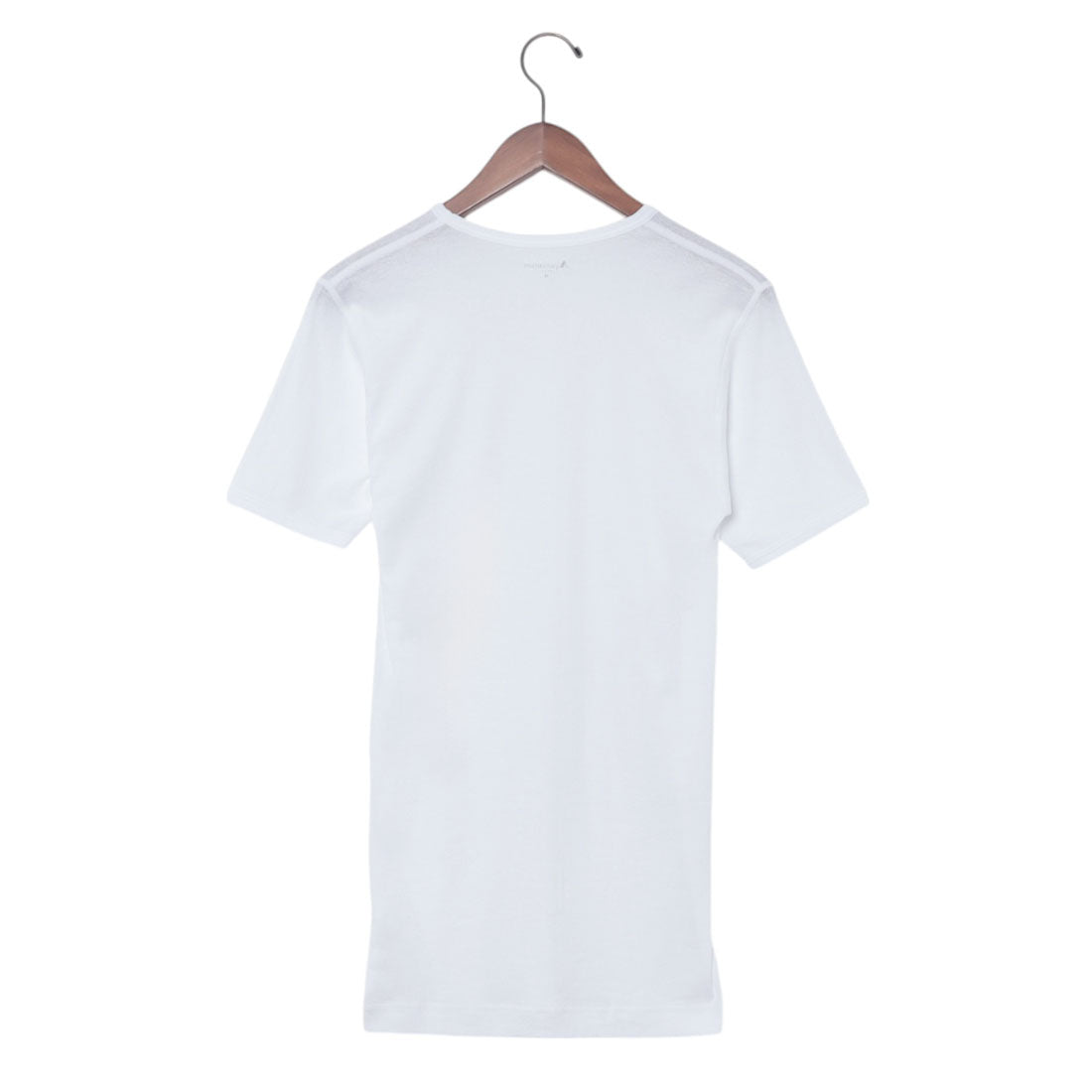 アクアスキュータム Aquascutum AQ半袖U首/強撚 （ホワイト） ホワイト
