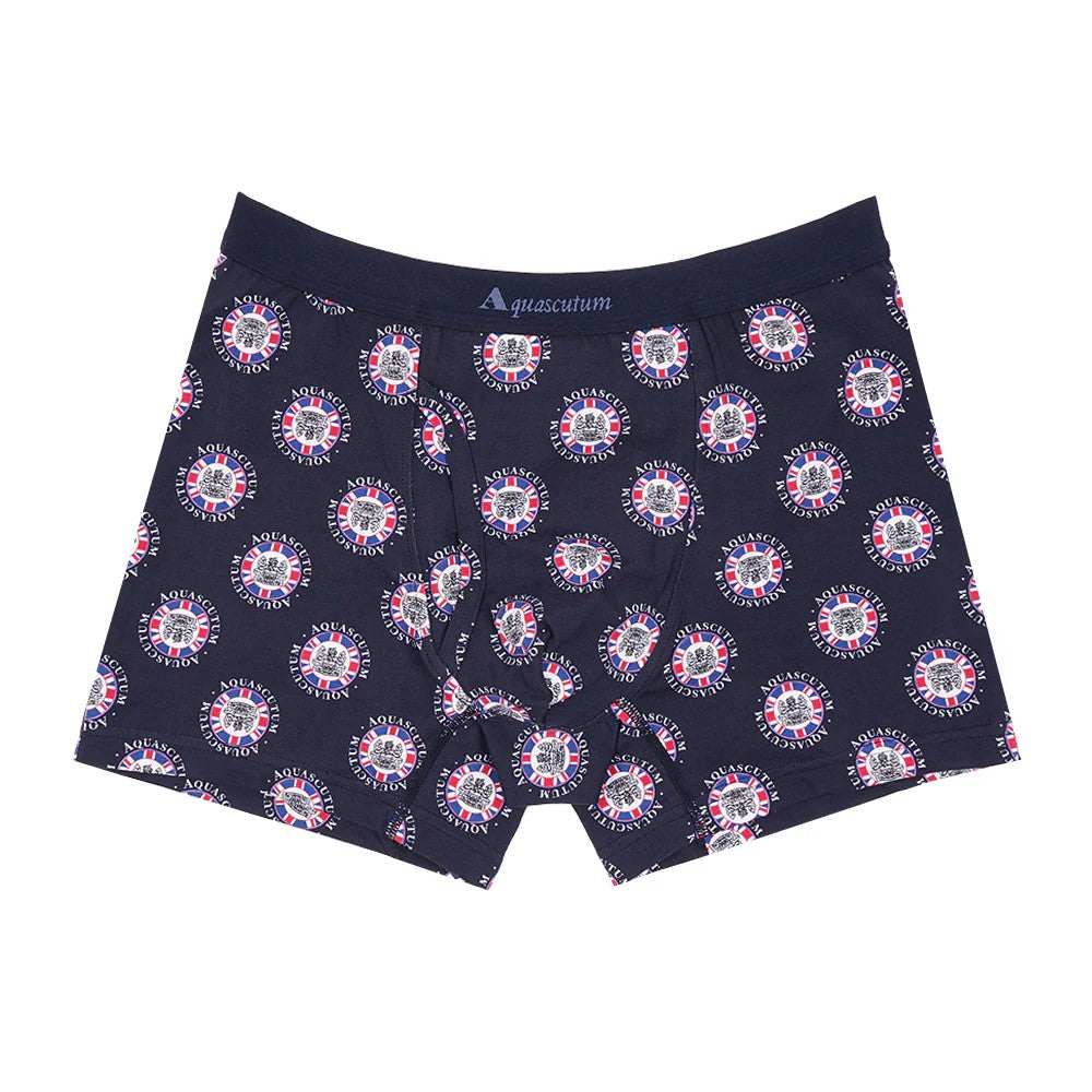 アクアスキュータム Aquascutum NEWAQボクサー/25S/サークルフラッグ 【返品不可商品】 （ネイビー） ネイビー