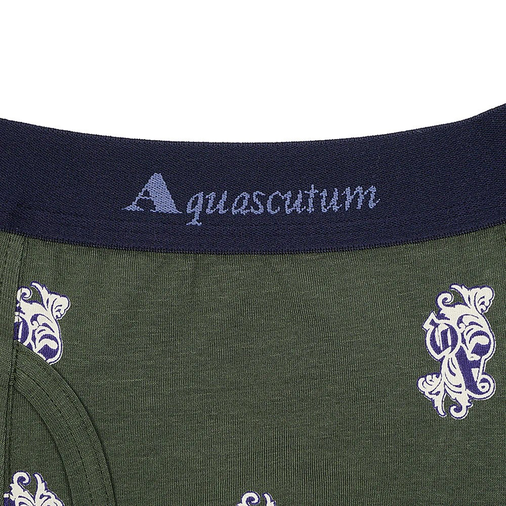 アクアスキュータム Aquascutum NEWAQロングボクサー/25S/デコロゴ 【返品不可商品】 （グリーン） グリーン