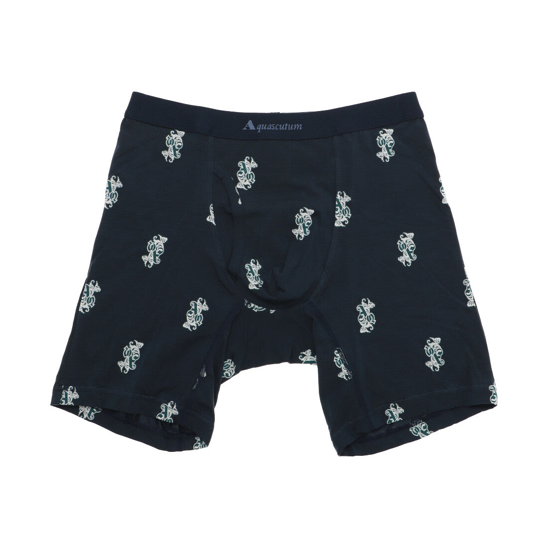 アクアスキュータム Aquascutum NEWAQロングボクサー/25S/デコロゴ 【返品不可商品】 （ネイビー） ネイビー
