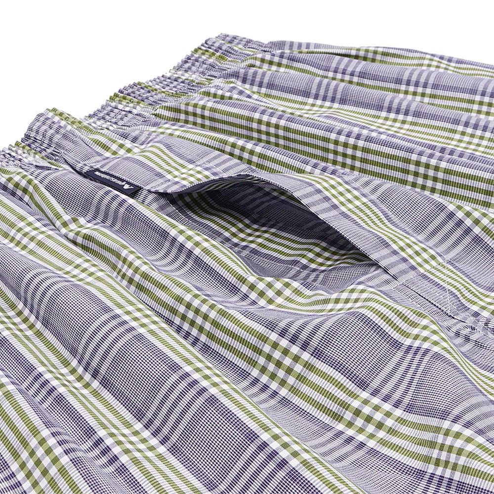 アクアスキュータム Aquascutum AQトランクス/25S-チェックF-裏打ちゴム 【返品不可商品】 （ネイビー） ネイビー