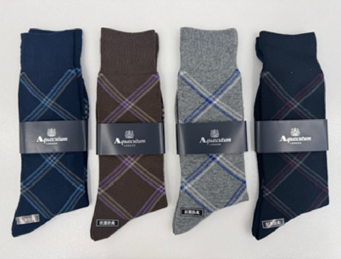 アクアスキュータム Aquascutum AQダイヤ （ブラック） ブラック