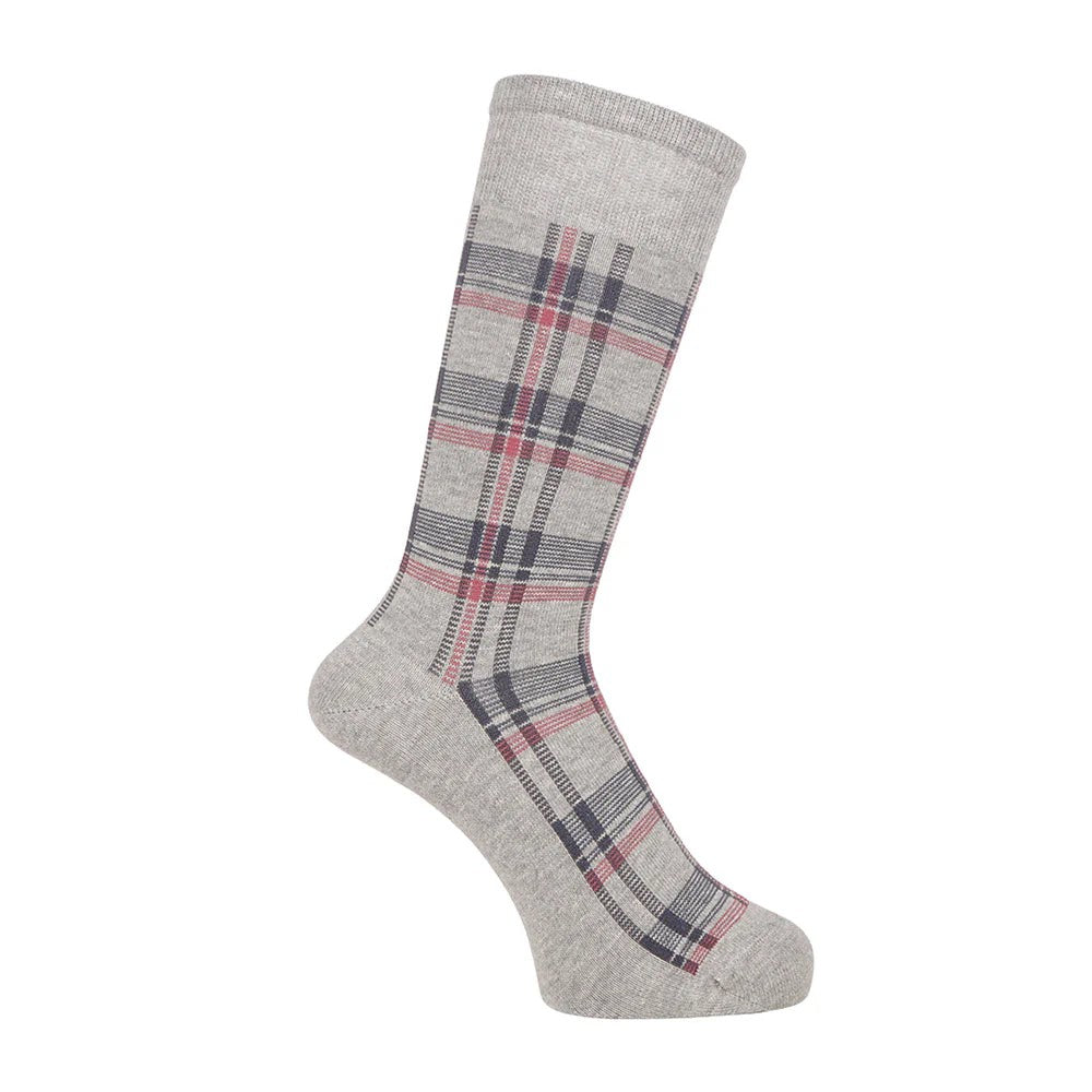 アクアスキュータム Aquascutum AQソフトテンションチェック （グレー） グレー