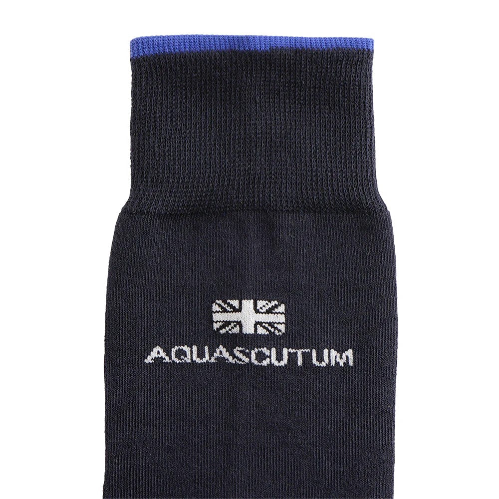 アクアスキュータム Aquascutum AQスマートソールパイル （ネイビー） ネイビー