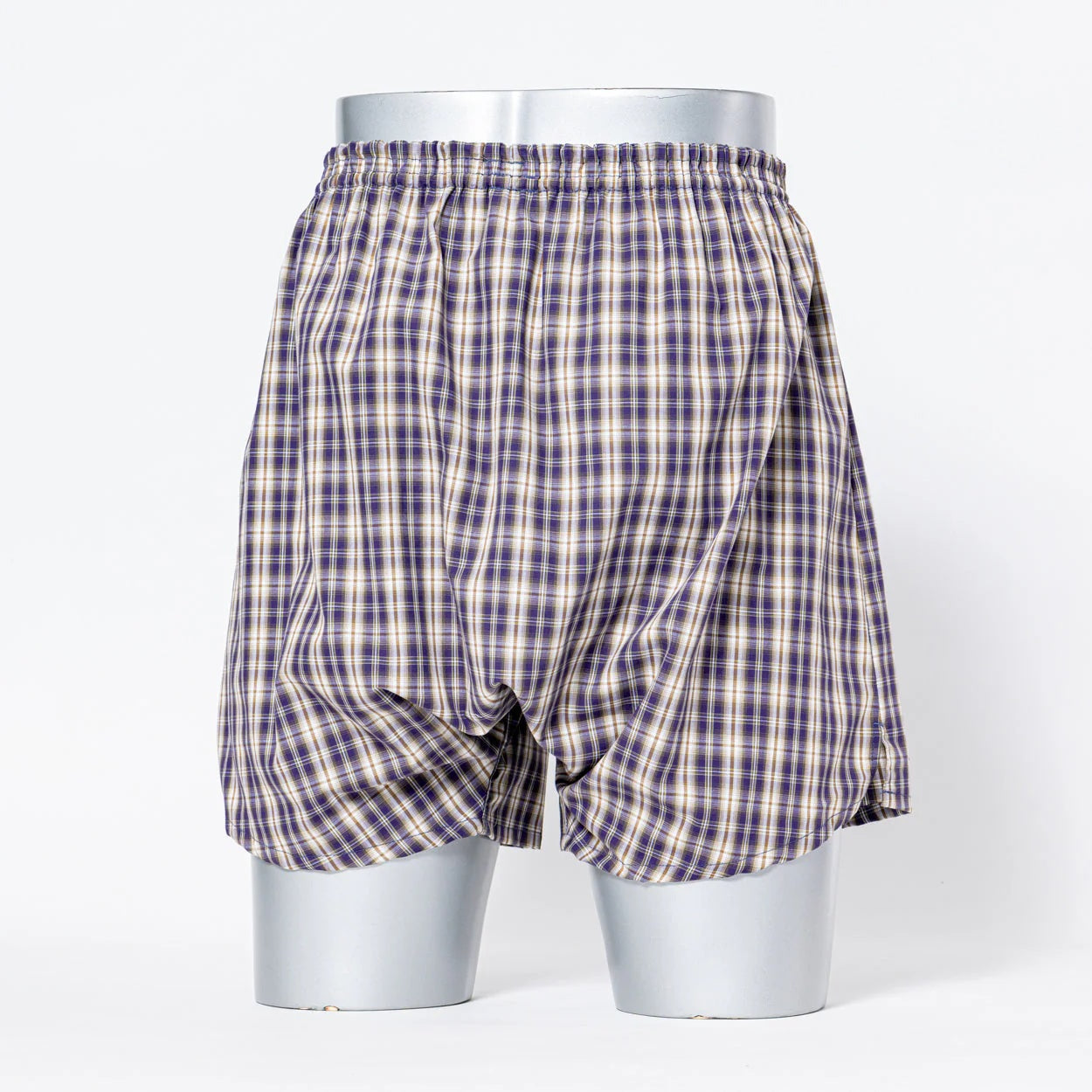 アクアスキュータム Aquascutum AQトランクス/25FW/2本ゴム/チェックB 【返品不可商品】 （ベージュ） ベージュ