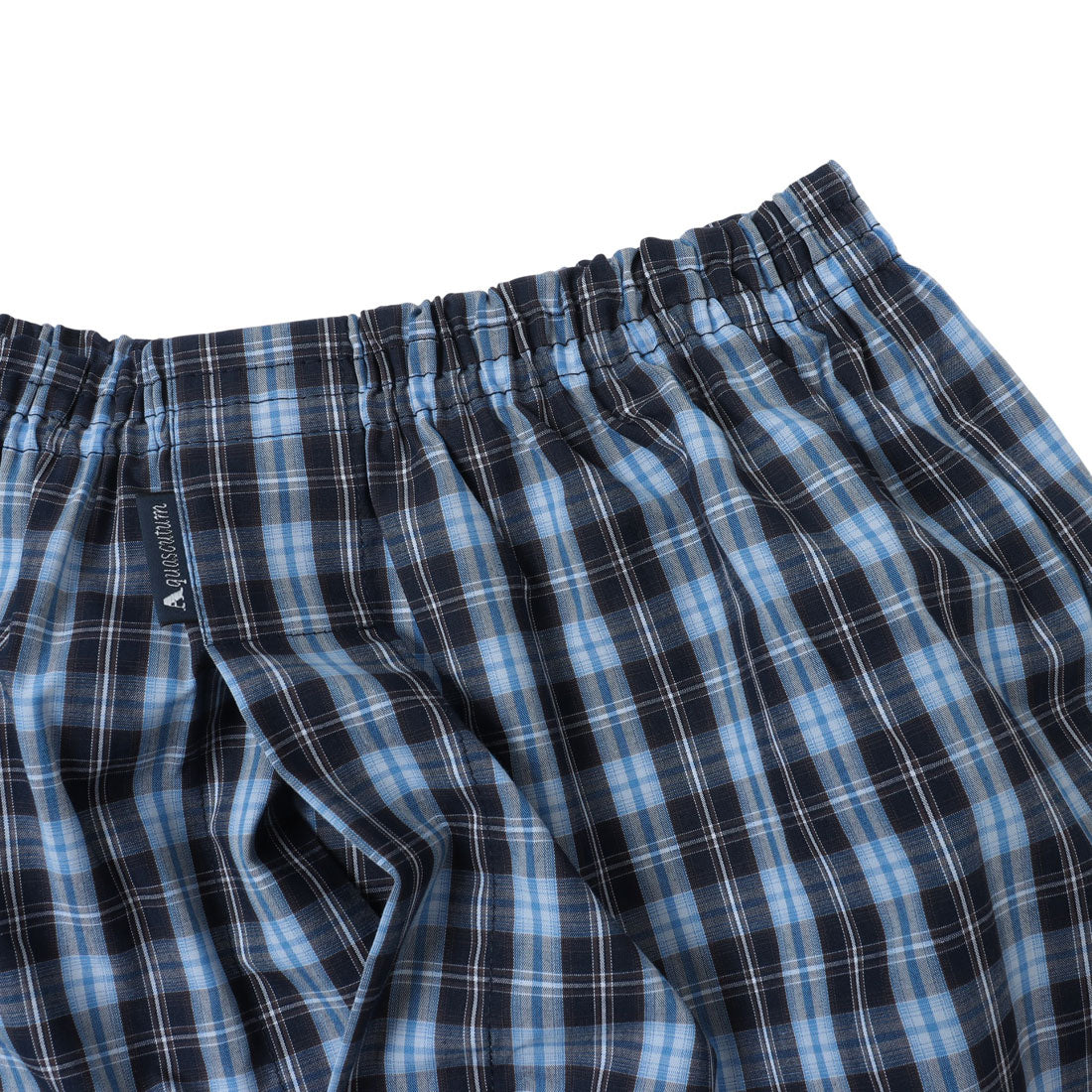 アクアスキュータム Aquascutum AQトランクス/25FW/2本ゴム/チェックB 【返品不可商品】 （ベージュ） ベージュ