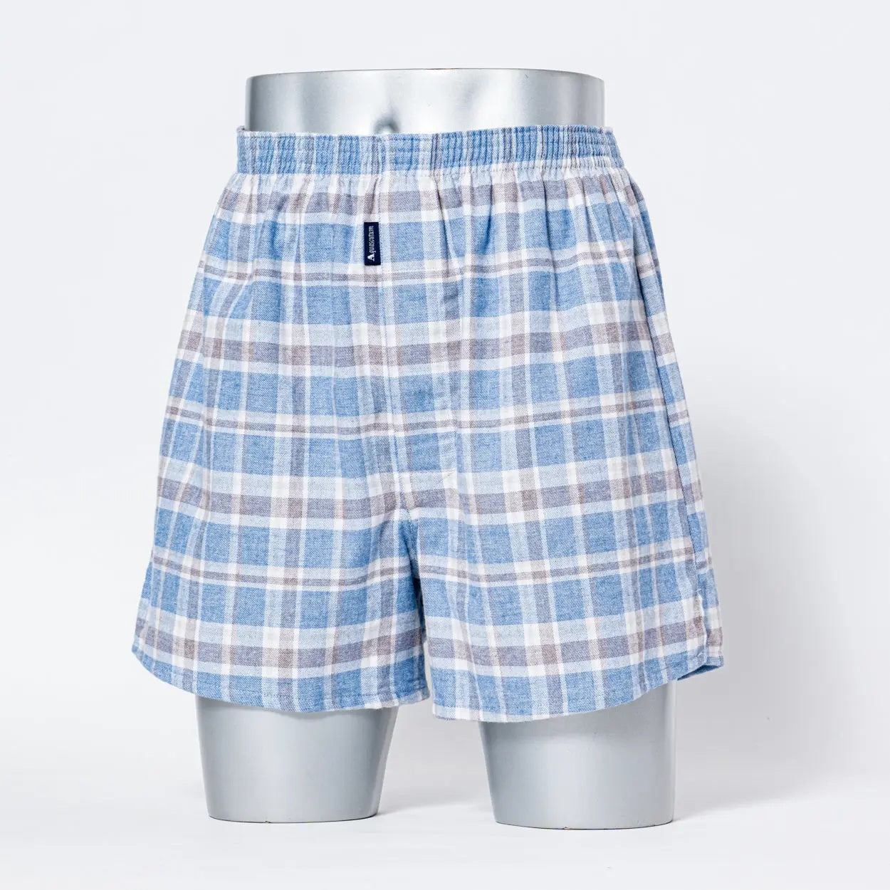 アクアスキュータム Aquascutum AQ裏打トランクス/25FW/太番ビエラチェック 【返品不可商品】 （ネイビー） ネイビー