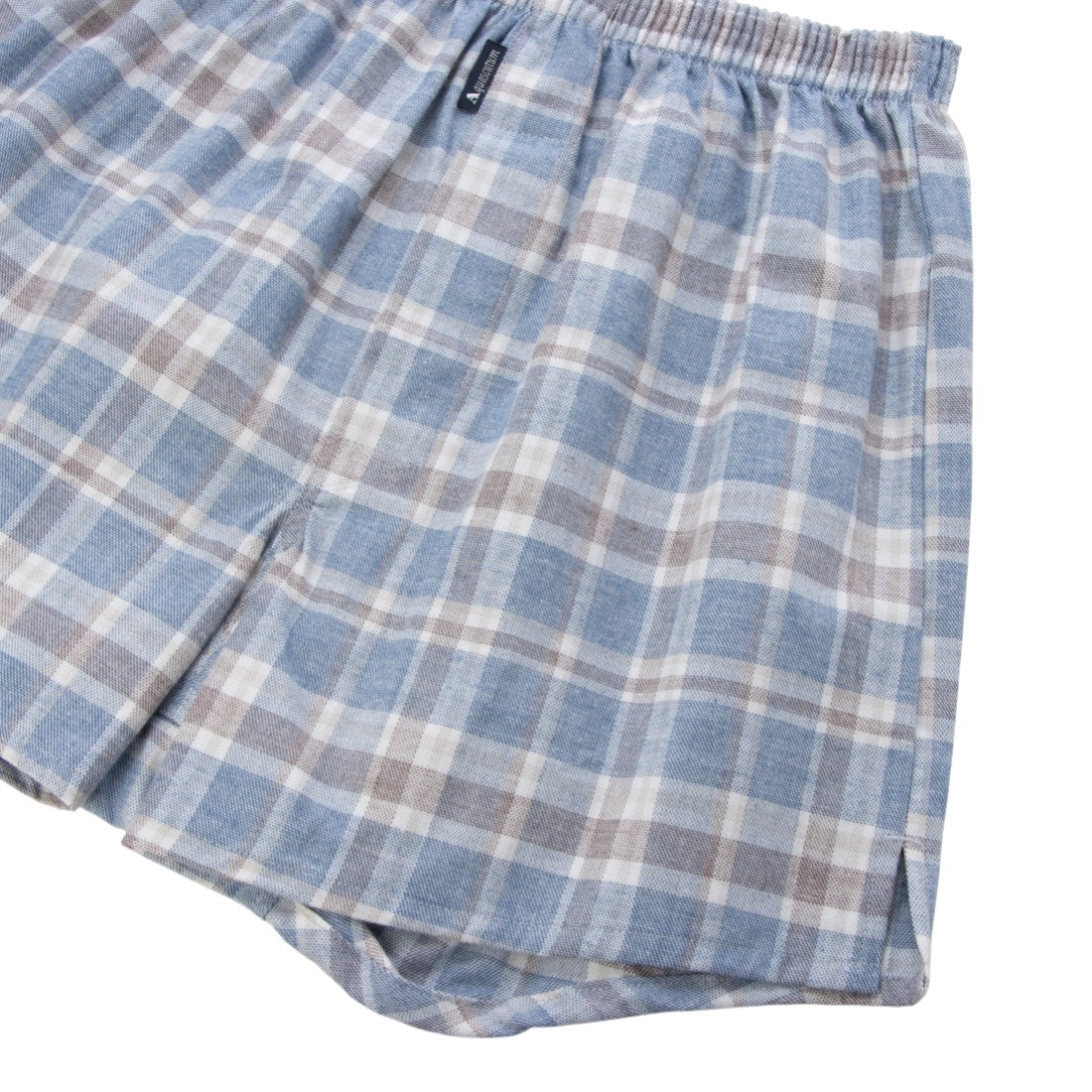 アクアスキュータム Aquascutum AQ裏打トランクス/25FW/太番ビエラチェック 【返品不可商品】 （ネイビー） ネイビー