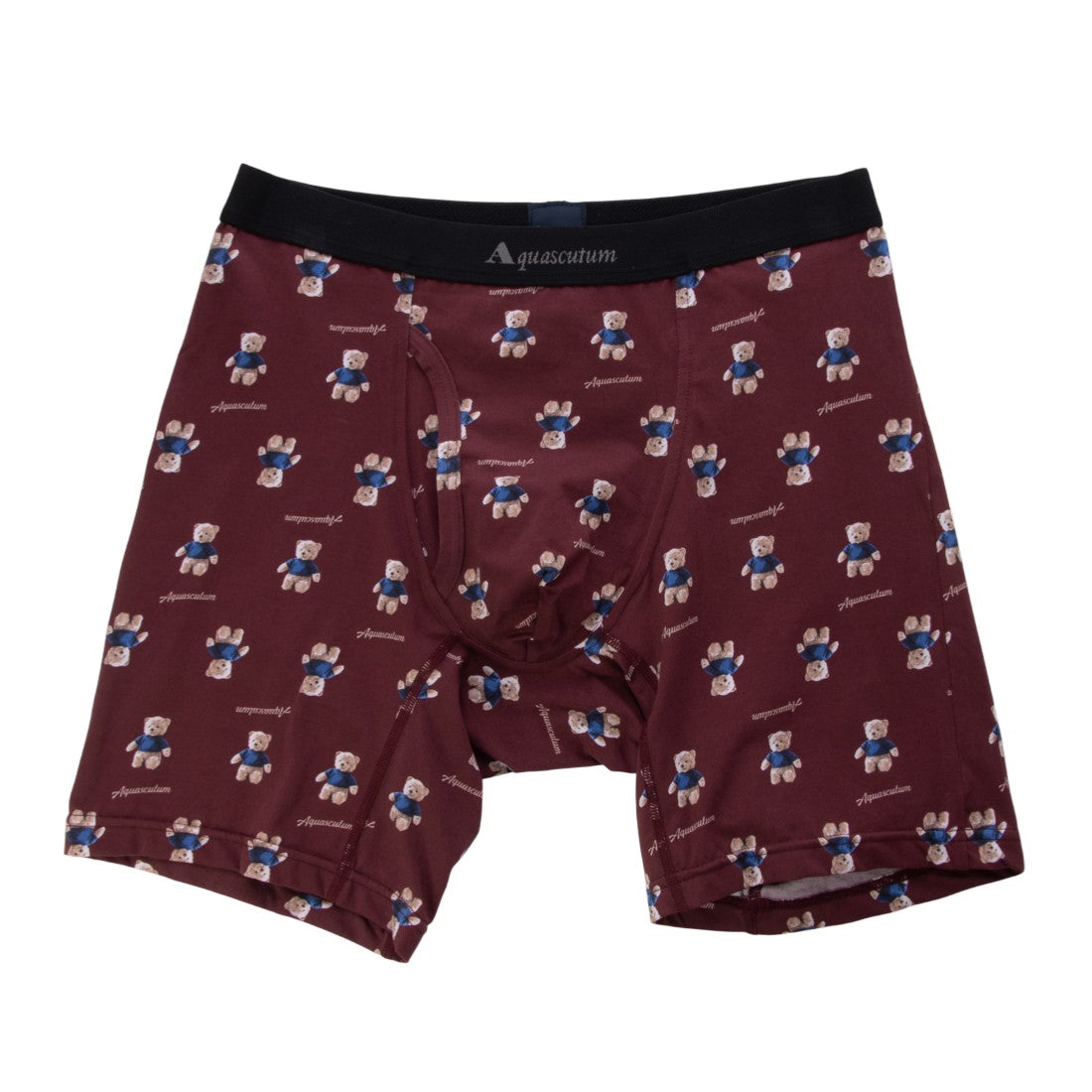 アクアスキュータム Aquascutum NEWAQロングボクサー/テディベア 【返品不可商品】 （レッド） レッド