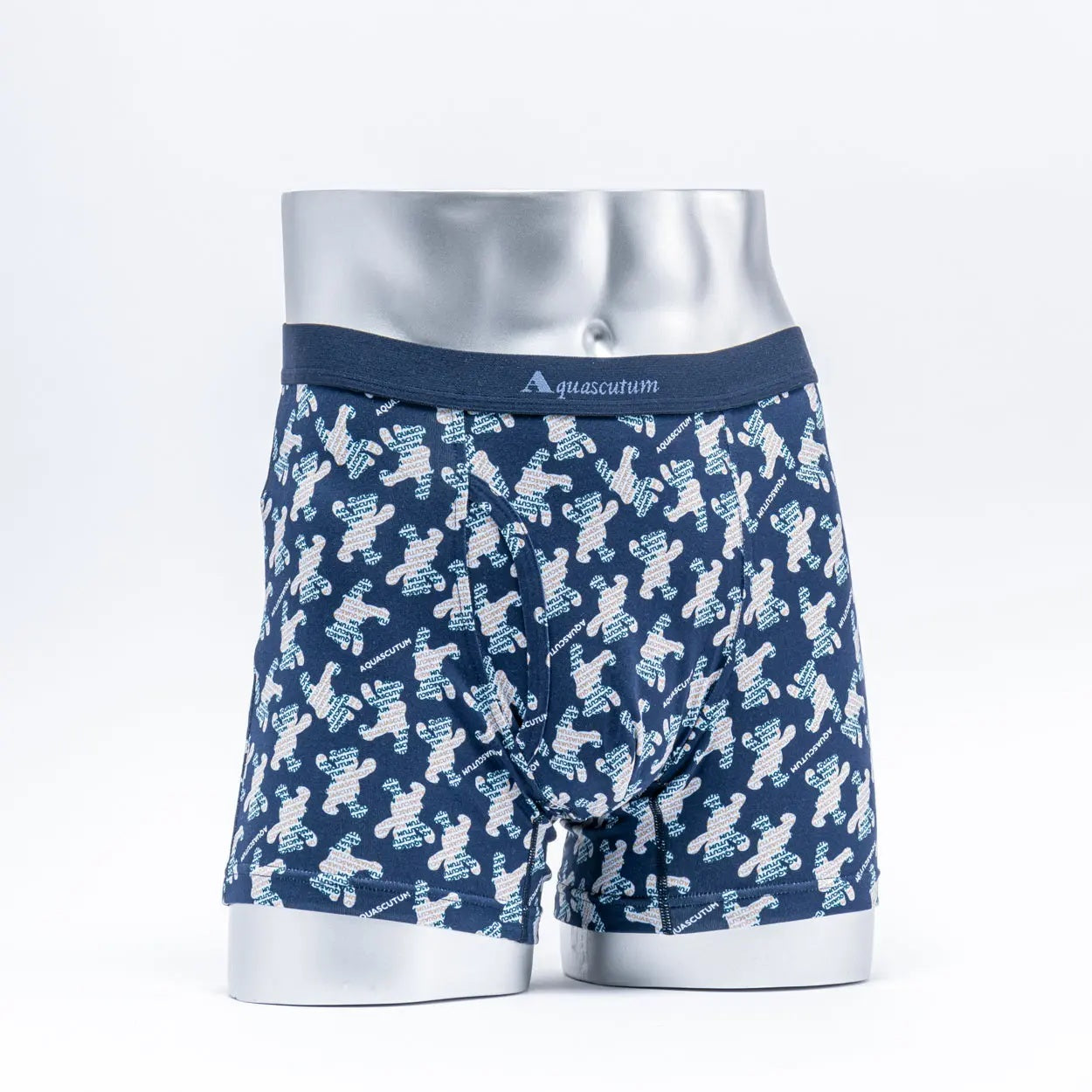 アクアスキュータム Aquascutum NEWAQボクサー/26SS/シルエットベア 【返品不可商品】 （ネイビー） ネイビー