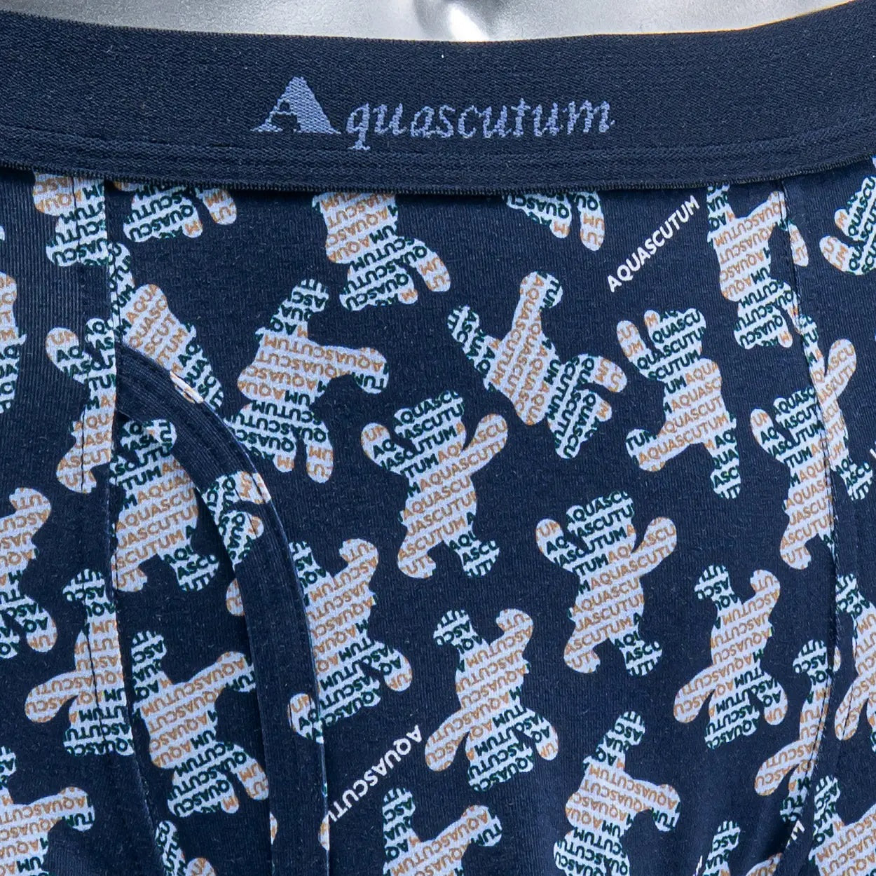 アクアスキュータム Aquascutum NEWAQボクサー/26SS/シルエットベア 【返品不可商品】 （ネイビー） ネイビー