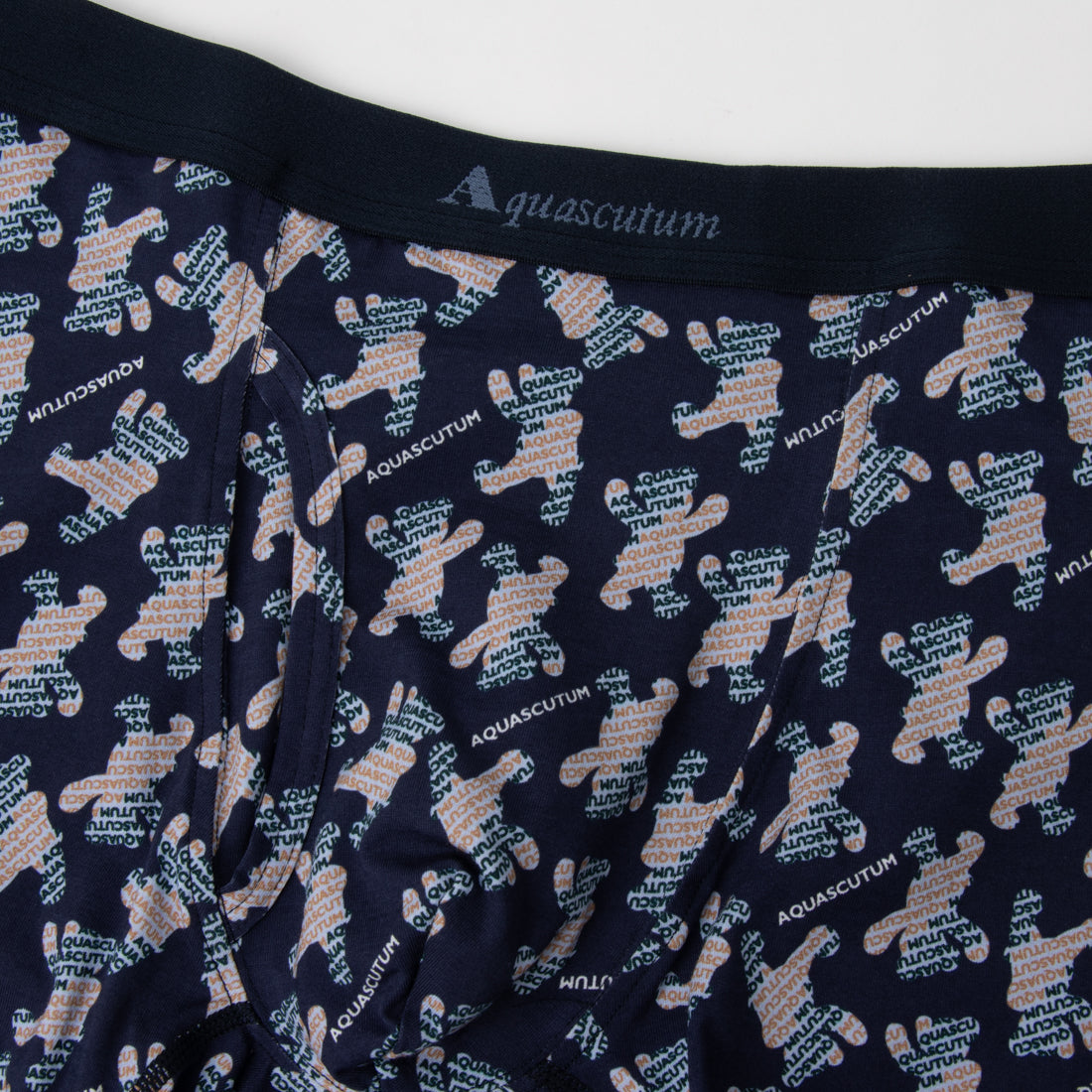 アクアスキュータム Aquascutum NEWAQボクサー/26SS/シルエットベア 【返品不可商品】 （ネイビー） ネイビー