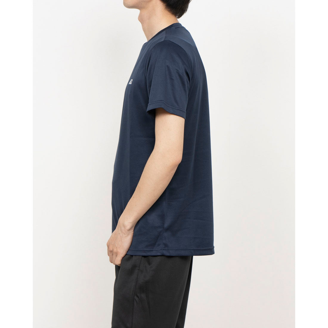エーディーワン A.D.ONE A.D.ONE メンズ 接触冷感 クルーネックTEE エーディーワン スポーツウェア Tシャツ （ネイビー） ネイビー