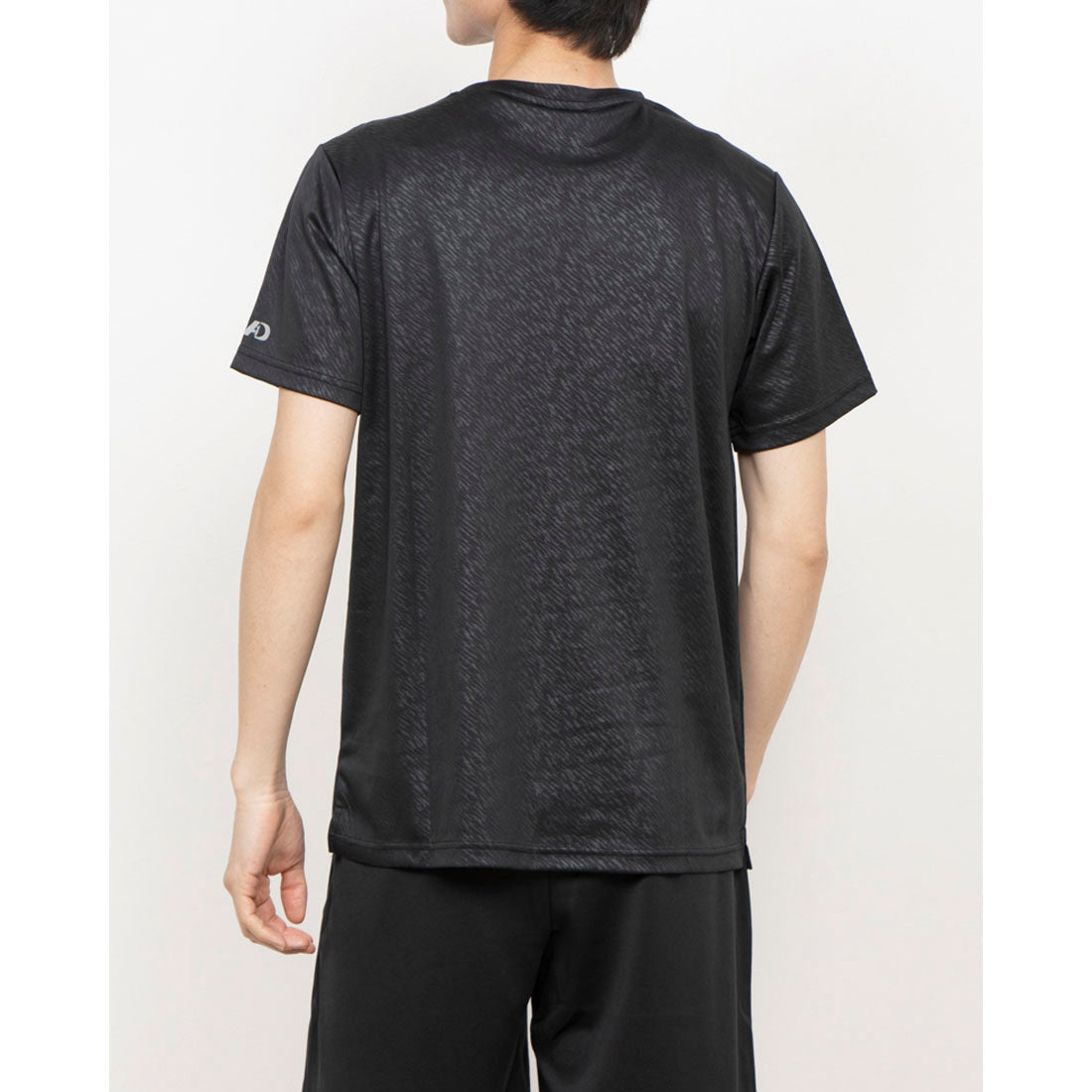 エーディーワン A.D.ONE A.D.ONE メンズ 吸汗速乾 クルーネックTEE エーディーワン ドライTシャツ （ブラック） ブラック