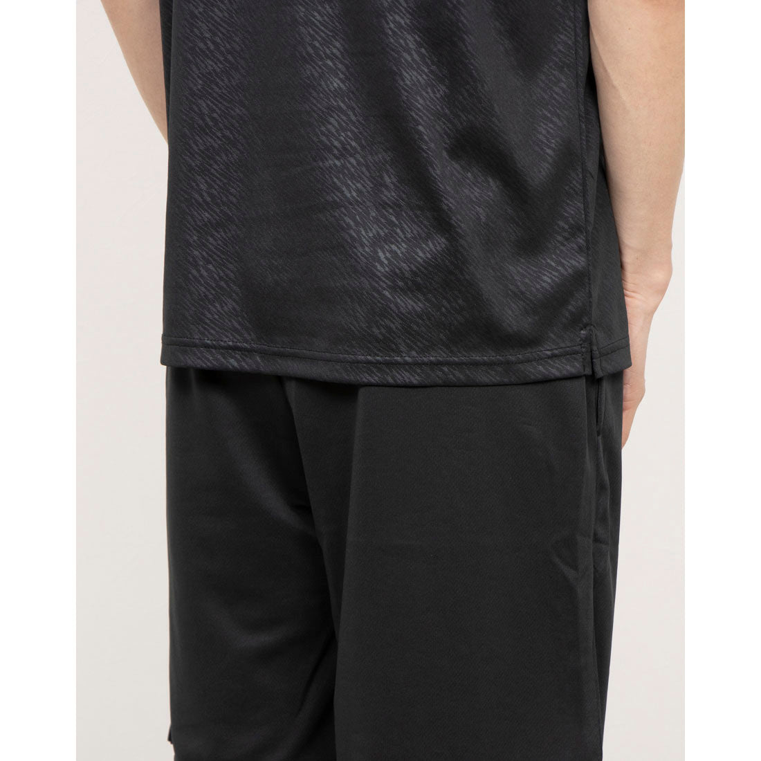 エーディーワン A.D.ONE A.D.ONE メンズ 吸汗速乾 クルーネックTEE エーディーワン ドライTシャツ （ブラック） ブラック