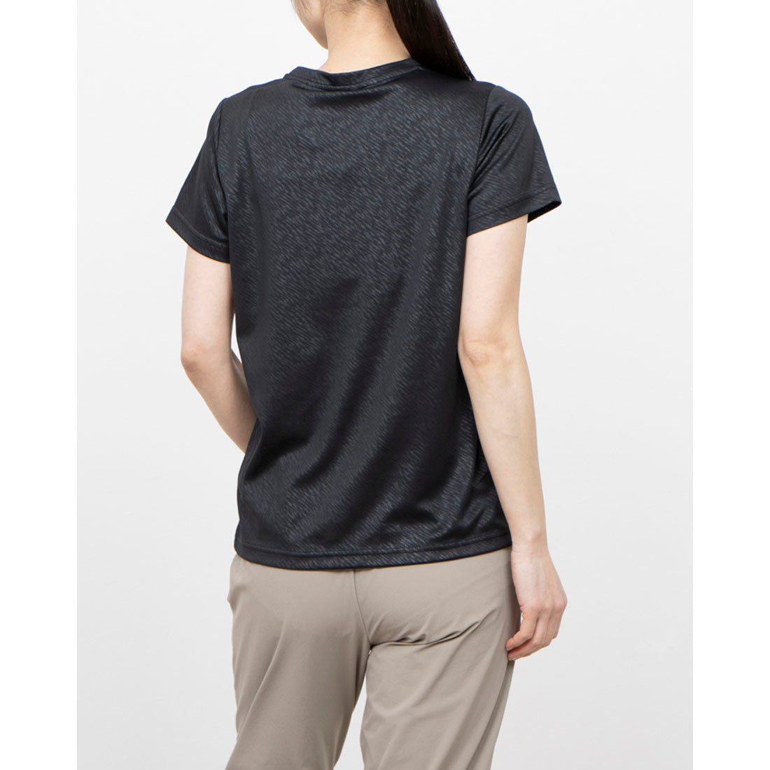 エーディーワン A.D.ONE A.D.ONE レディース 吸汗速乾 クルーネックTEE エーディーワン ドライTシャツ （ブラック） ブラック