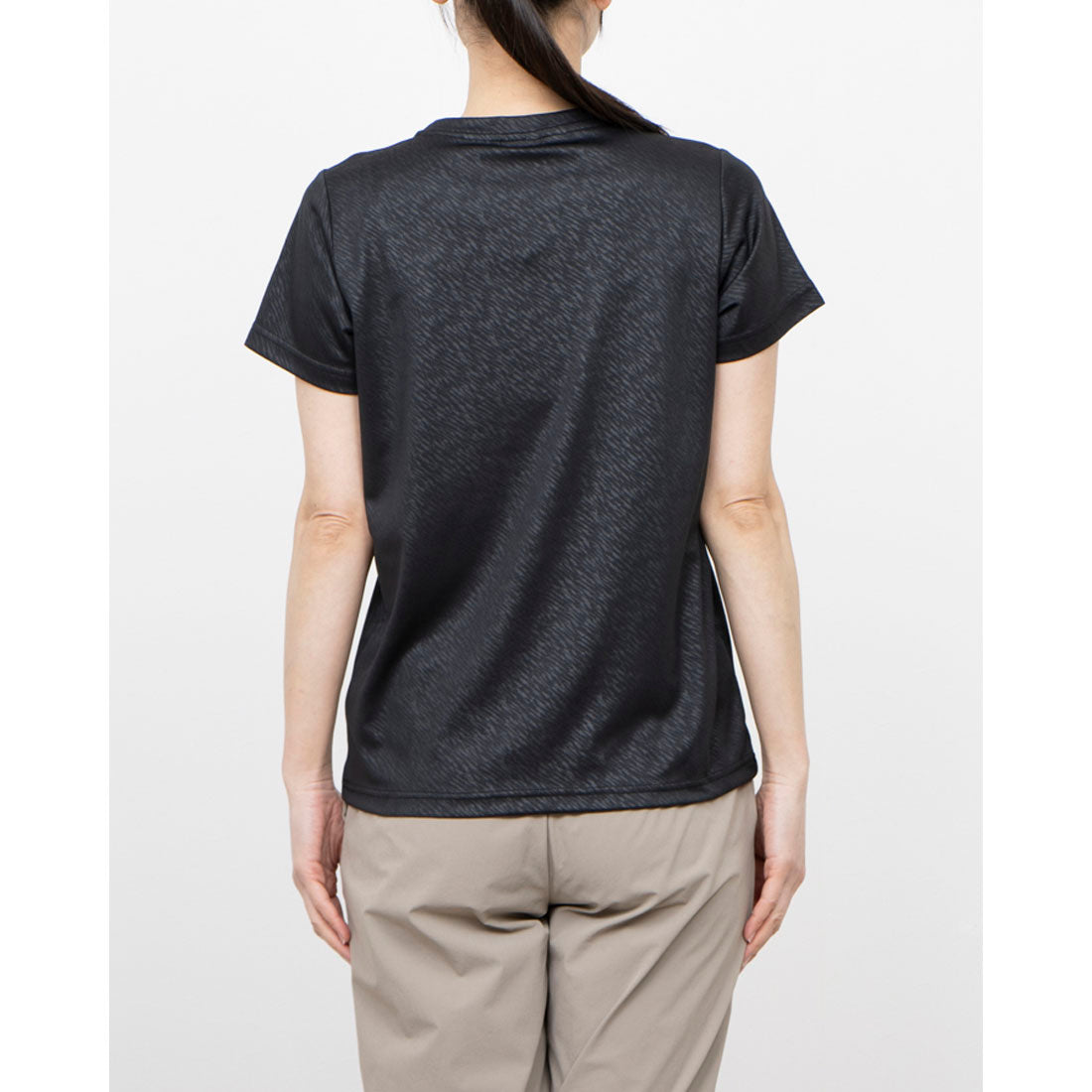 エーディーワン A.D.ONE A.D.ONE レディース 吸汗速乾 クルーネックTEE エーディーワン ドライTシャツ （ブラック） ブラック