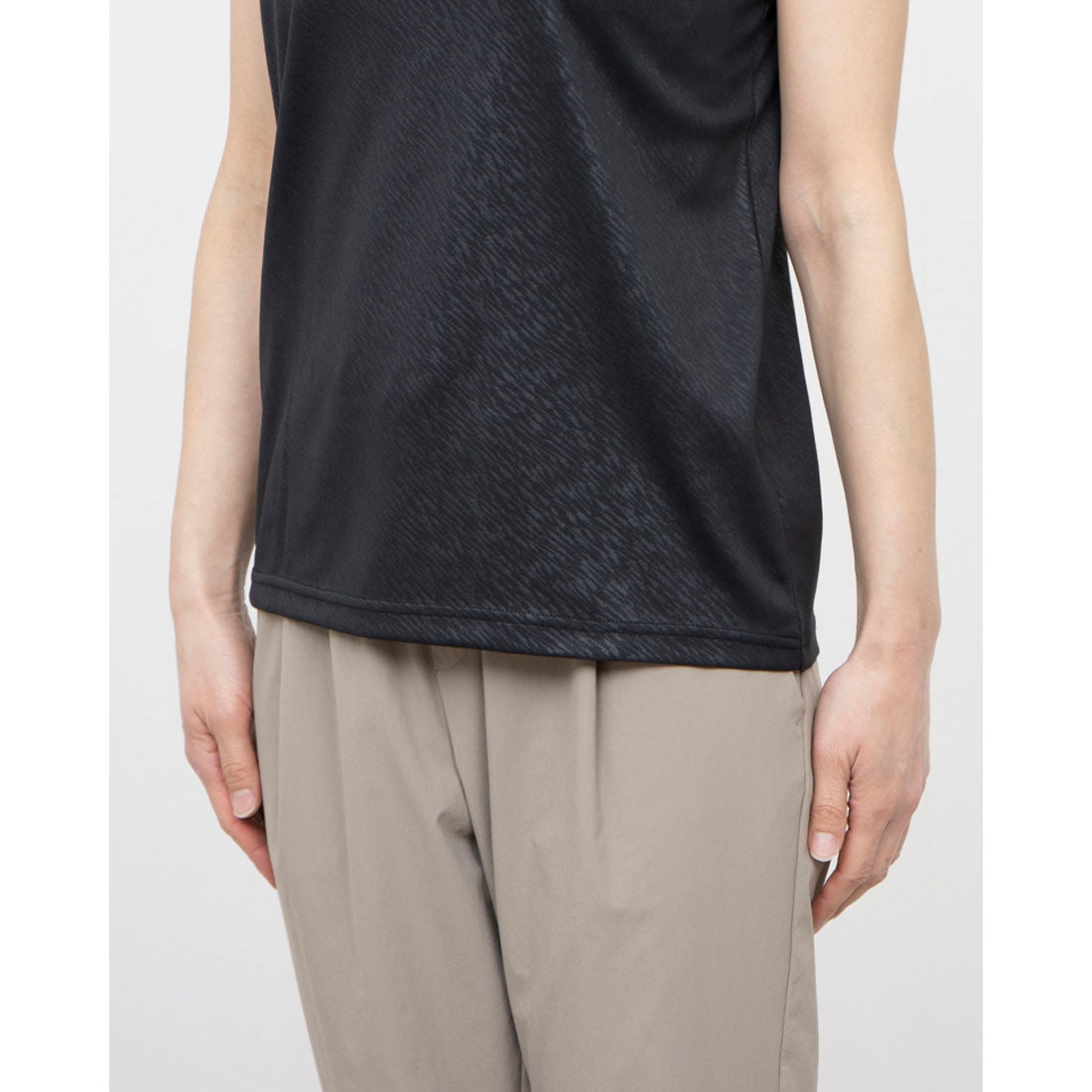 エーディーワン A.D.ONE A.D.ONE レディース 吸汗速乾 クルーネックTEE エーディーワン ドライTシャツ （ブラック） ブラック