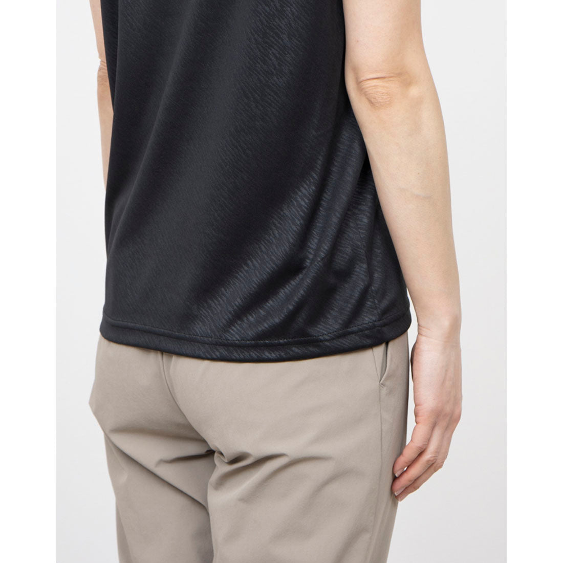 エーディーワン A.D.ONE A.D.ONE レディース 吸汗速乾 クルーネックTEE エーディーワン ドライTシャツ （ブラック） ブラック