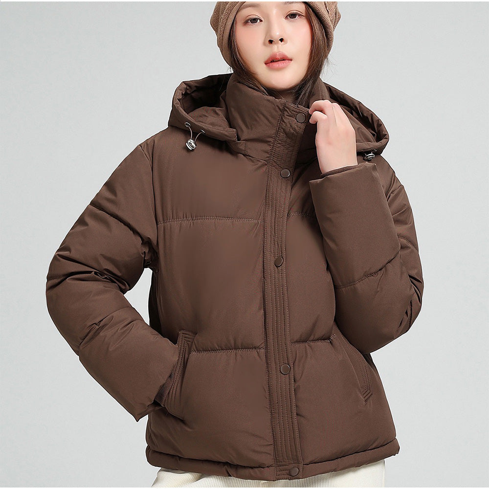And Kawaii Mid-Weight Short Jacket Hooded Mid-Weight Blouson Short Jacket Autumn Winter