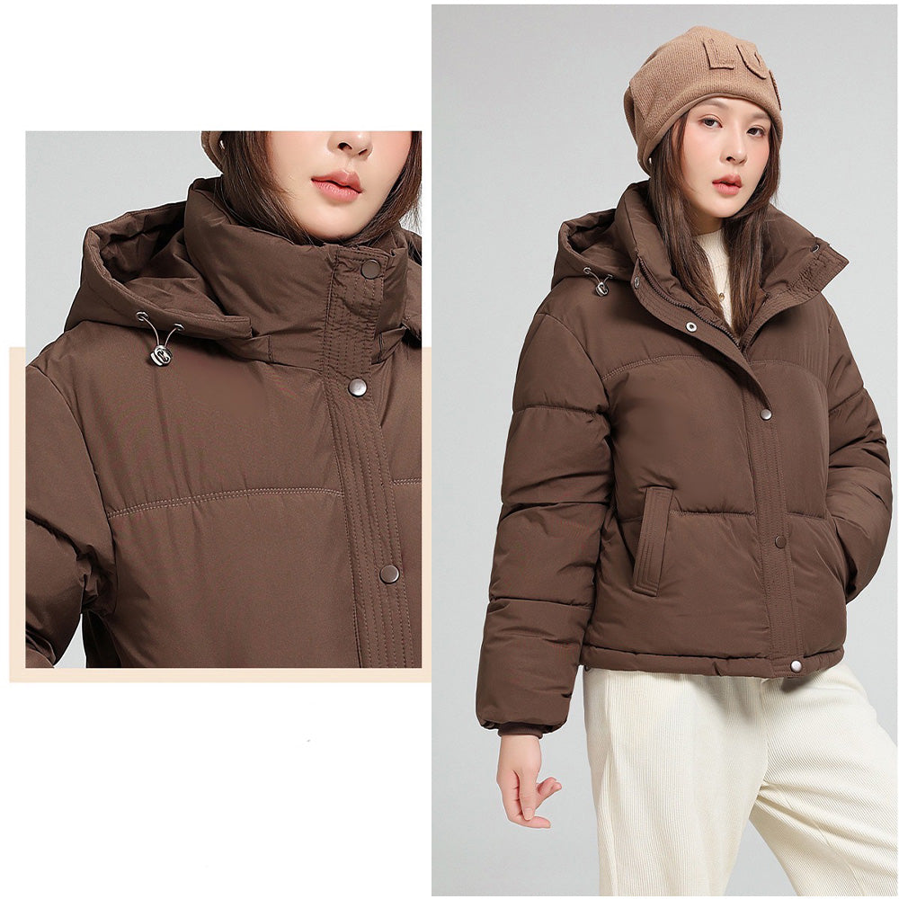 And Kawaii Mid-Weight Short Jacket Hooded Mid-Weight Blouson Short Jacket Autumn Winter