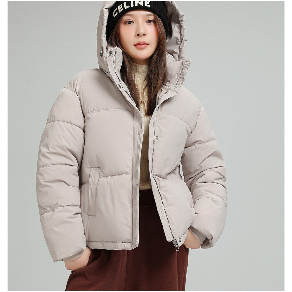 And Kawaii Mid-Weight Short Jacket Hooded Mid-Weight Blouson Short Jacket Autumn Winter