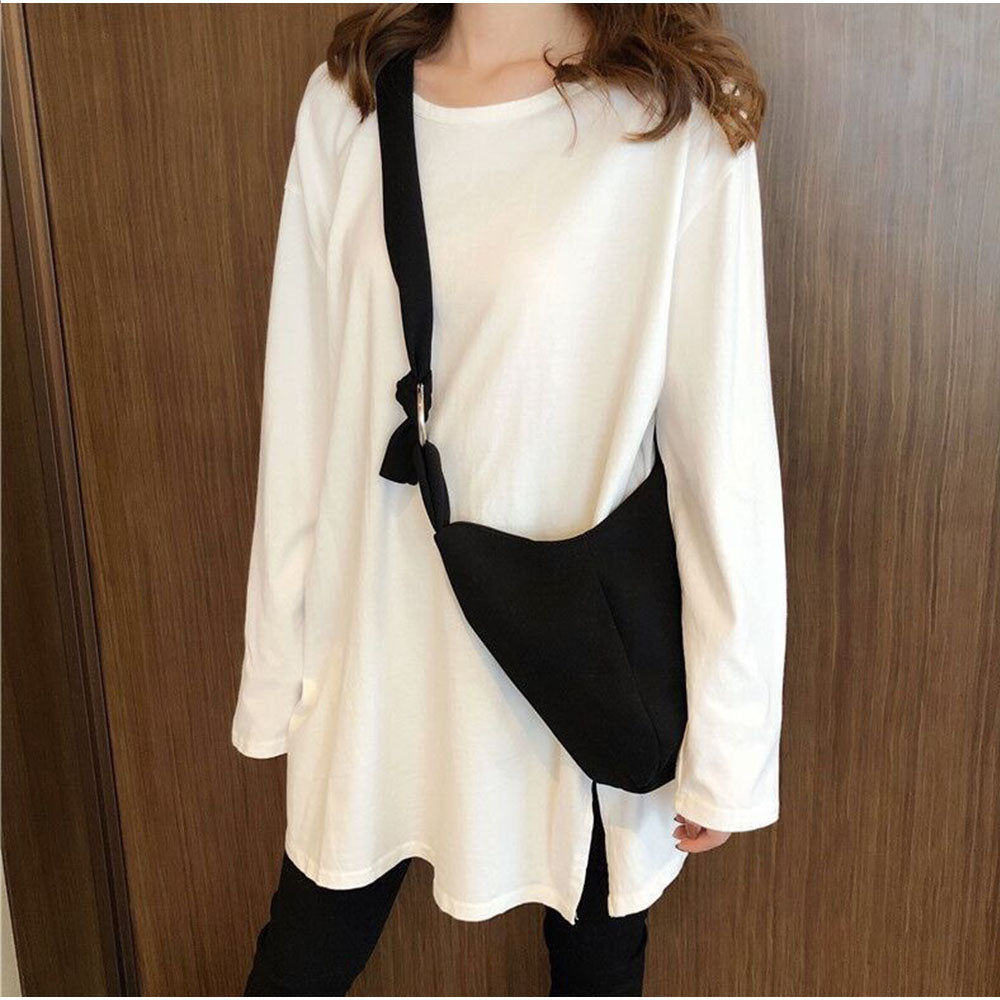 Andkawai和Kawaii T-襯衫縫隙縫隙女士stlong t -shirt襯衫韓國人物覆蓋休閒上衣