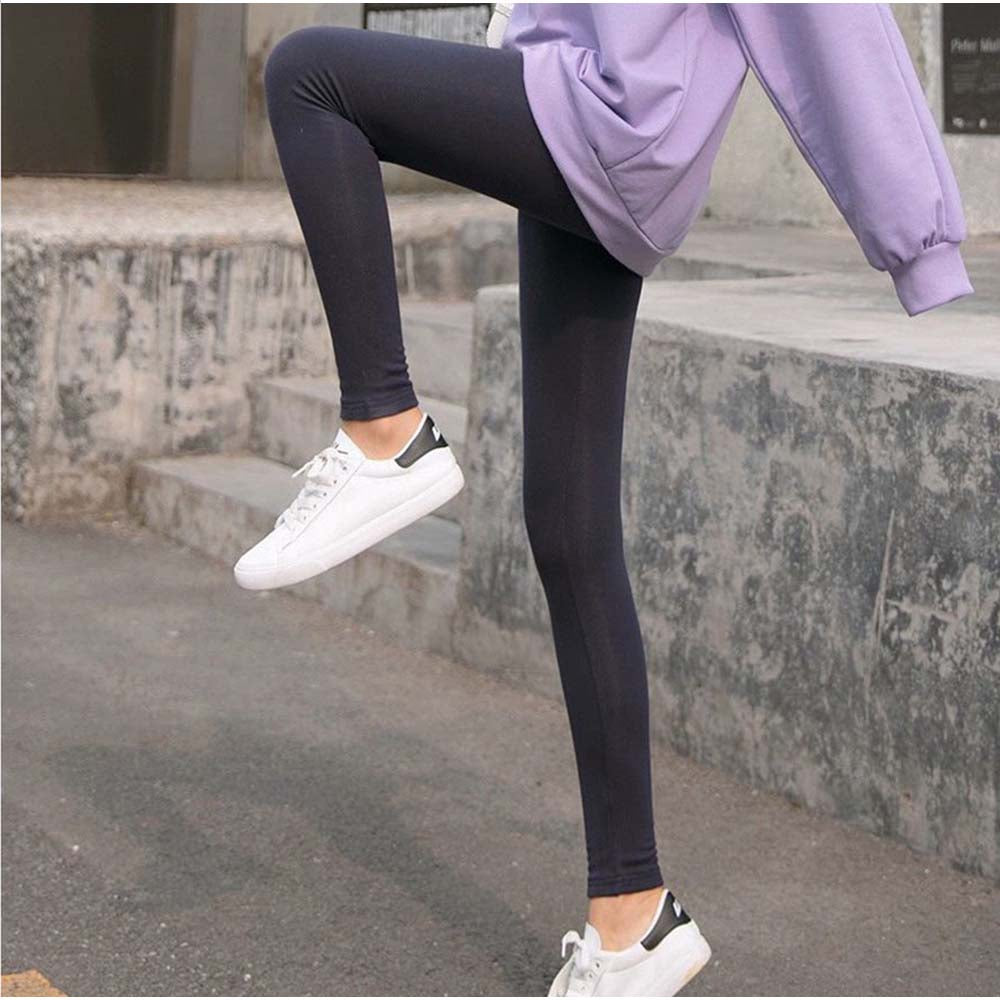 And Kawaii leggings pants for women, warm, fleece lining, stretch pants, skinny pants, elastic waist, plain, bottoms, beautiful legs, stylish, simple