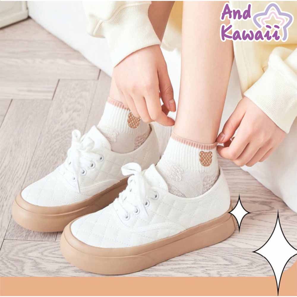 And Kawaii Logo Socks, Small Items, Mixed Set of 5