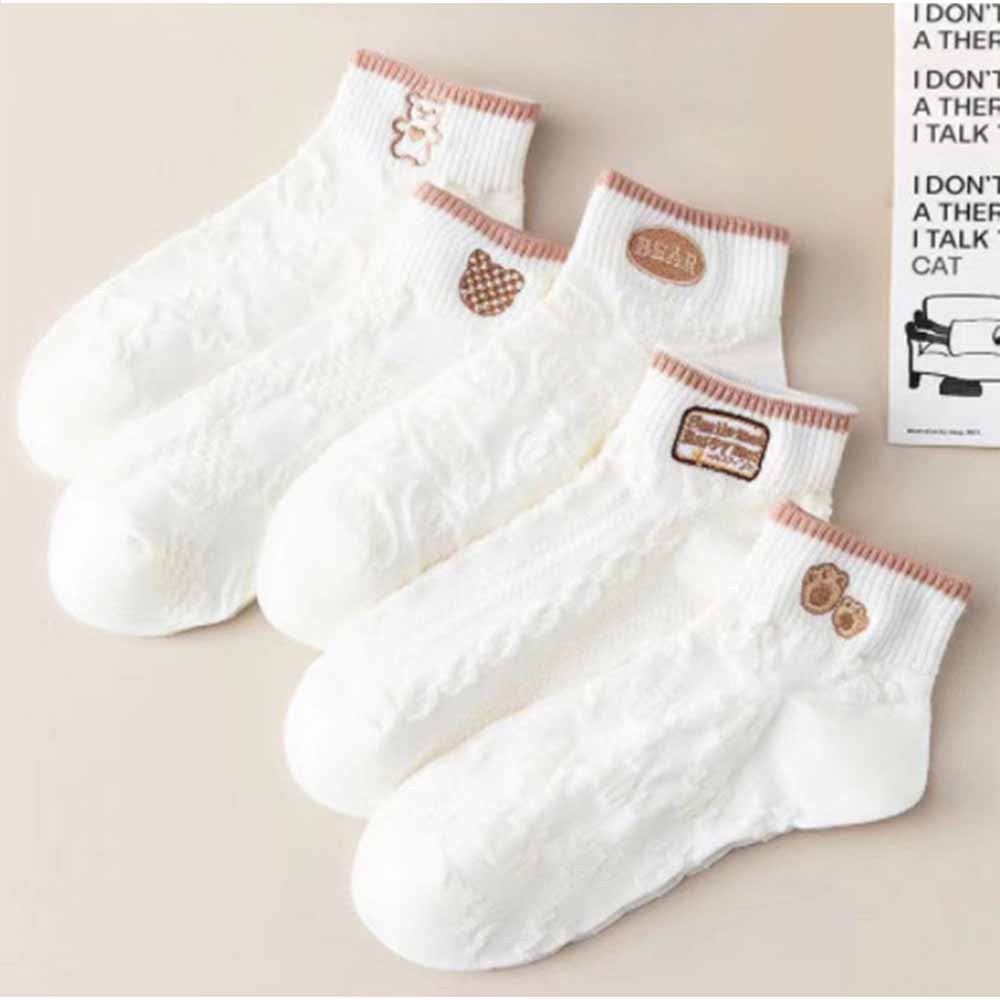 And Kawaii Logo Socks, Small Items, Mixed Set of 5