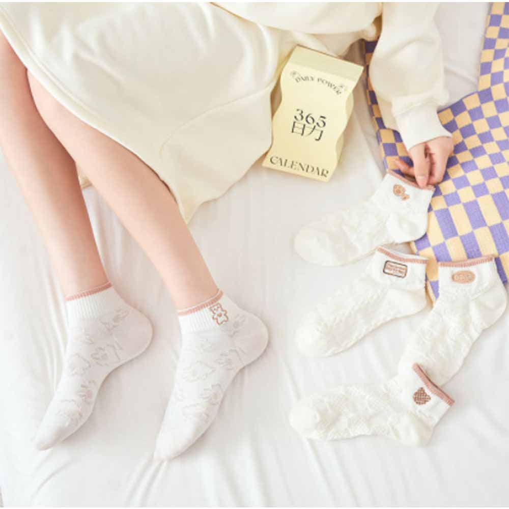 And Kawaii Logo Socks, Small Items, Mixed Set of 5