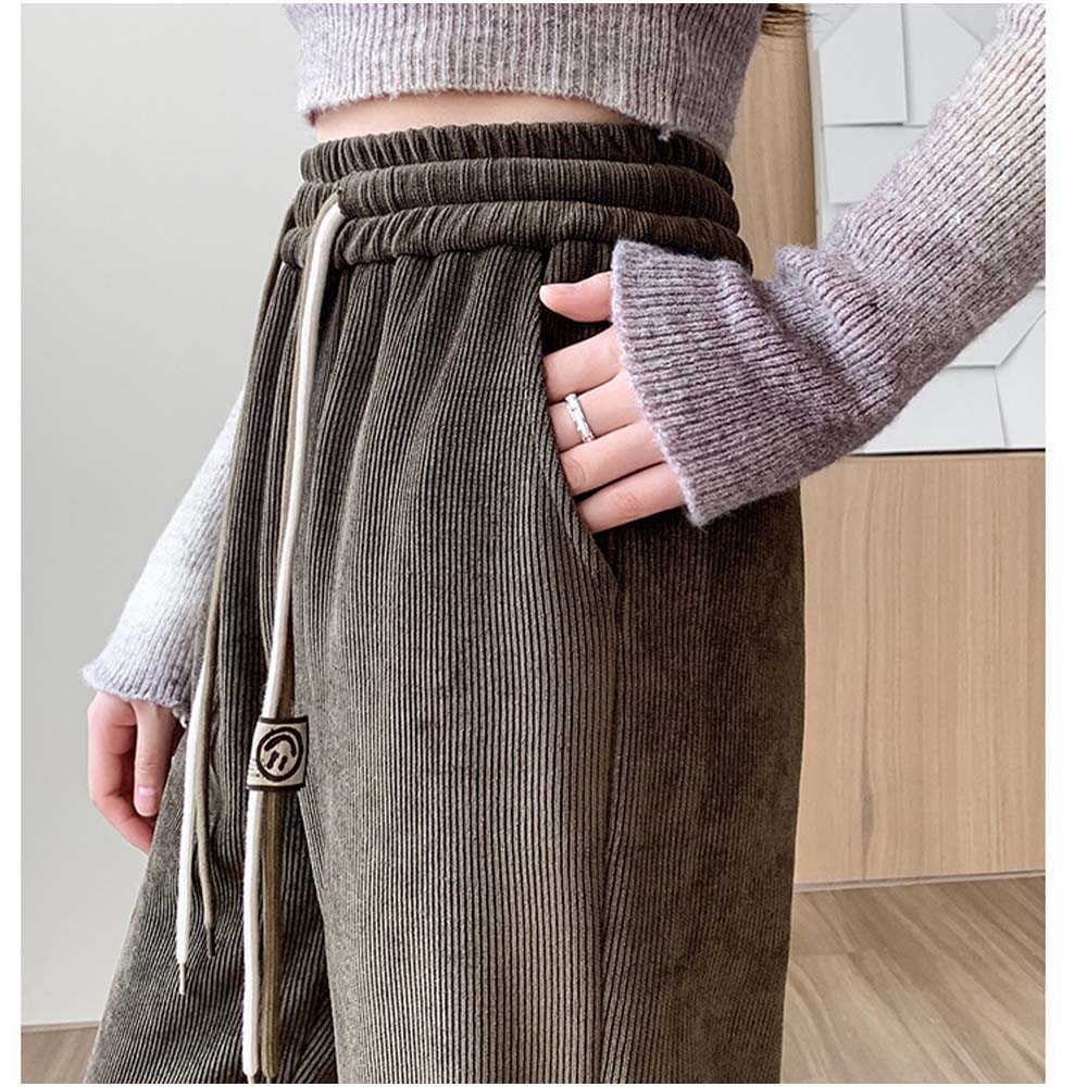 And Kawaii Pants, Sweatpants, Loose Fit, Elastic Waist, Autumn/Winter, Korea