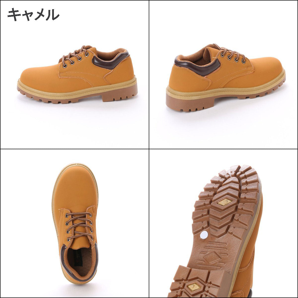 エニーウォーク Anywalk ローカットブーツ ワークブーツ マウンテンブーツ ヌバック調 幅広 防滑底 レディース メンズ 男女兼用 aw_16436