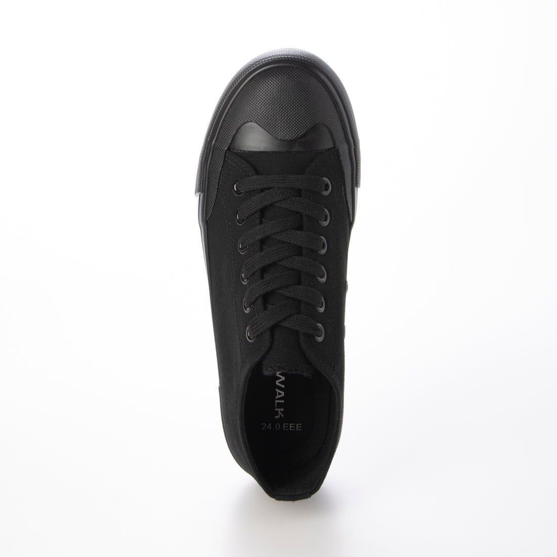 Anywalk Unisex Basketball Shoes Low Cut Sneakers Canvas Shoes Cup Insole Women Men aw_23556 Black
