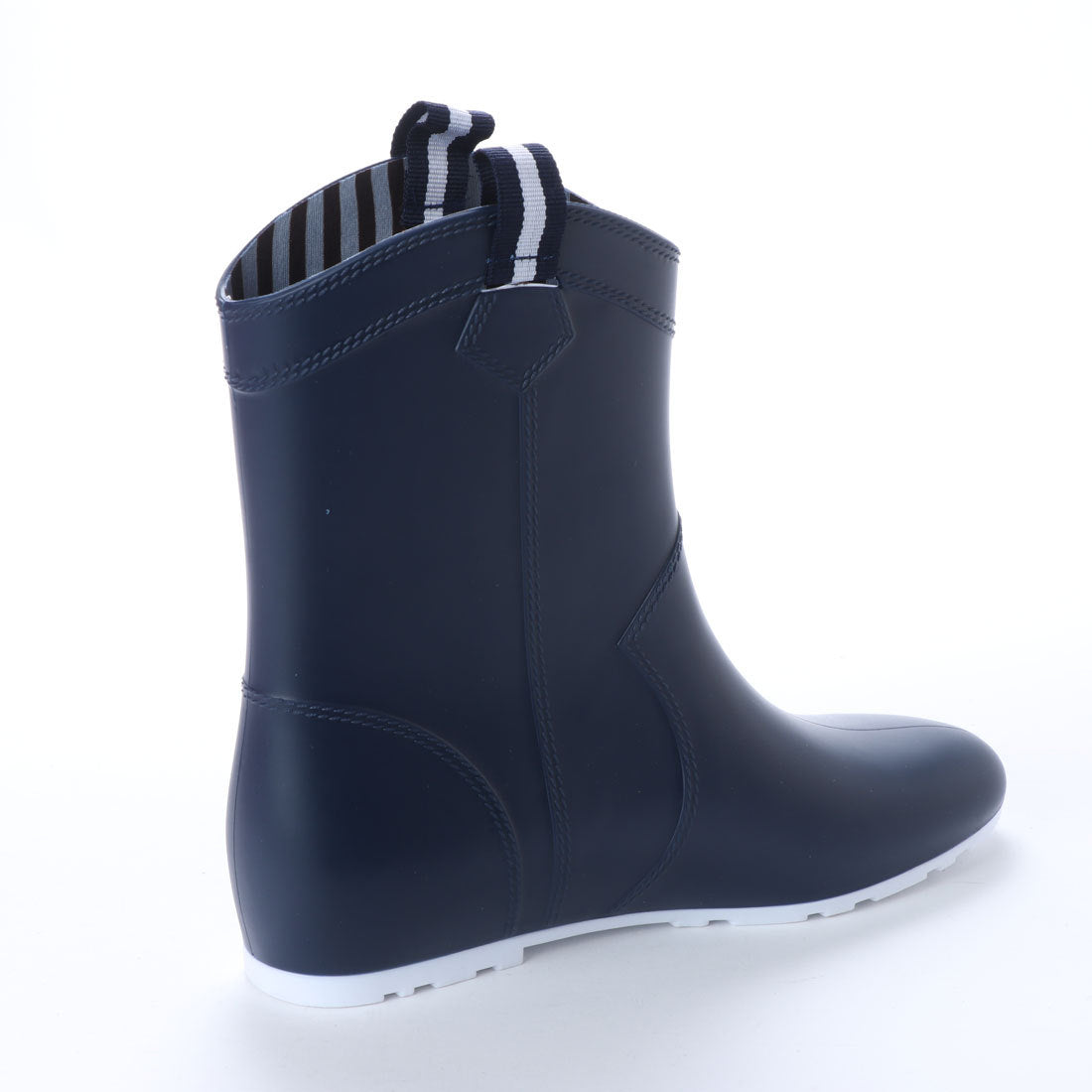 Angel Fit Women's Rain Boots Mid-Length Boots Secret Air In-Heel Simple Rain Boots af_18034