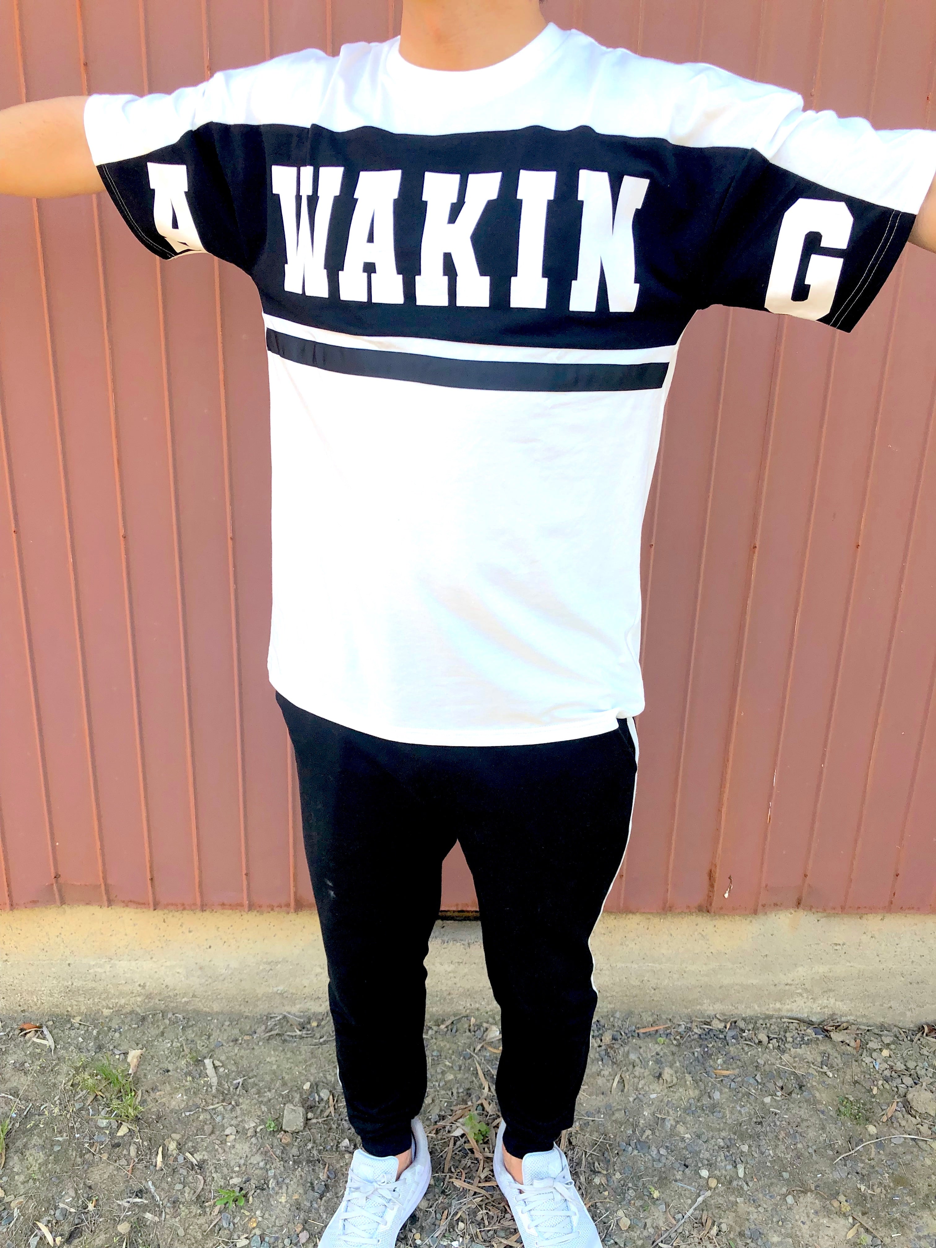 At Marvelous Men's Short Sleeve Logo Street Big Tee Tops