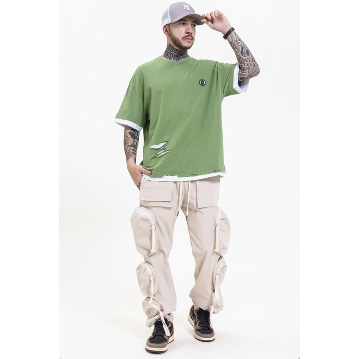 At Marvelous Pants, Long Pants, Pockets, Wide, Loose, Relaxed, Tapered, Cargo Pants, Street, B-boy, Dance, Hip Hop, Work Pants, Joggers