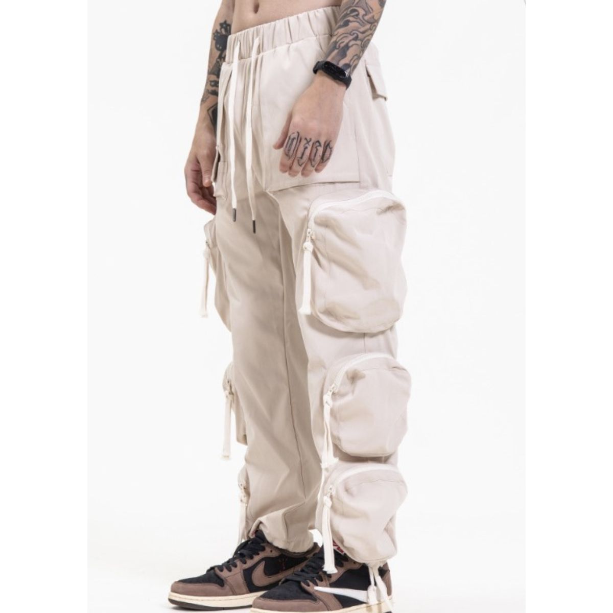 At Marvelous Pants, Long Pants, Pockets, Wide, Loose, Relaxed, Tapered, Cargo Pants, Street, B-boy, Dance, Hip Hop, Work Pants, Joggers
