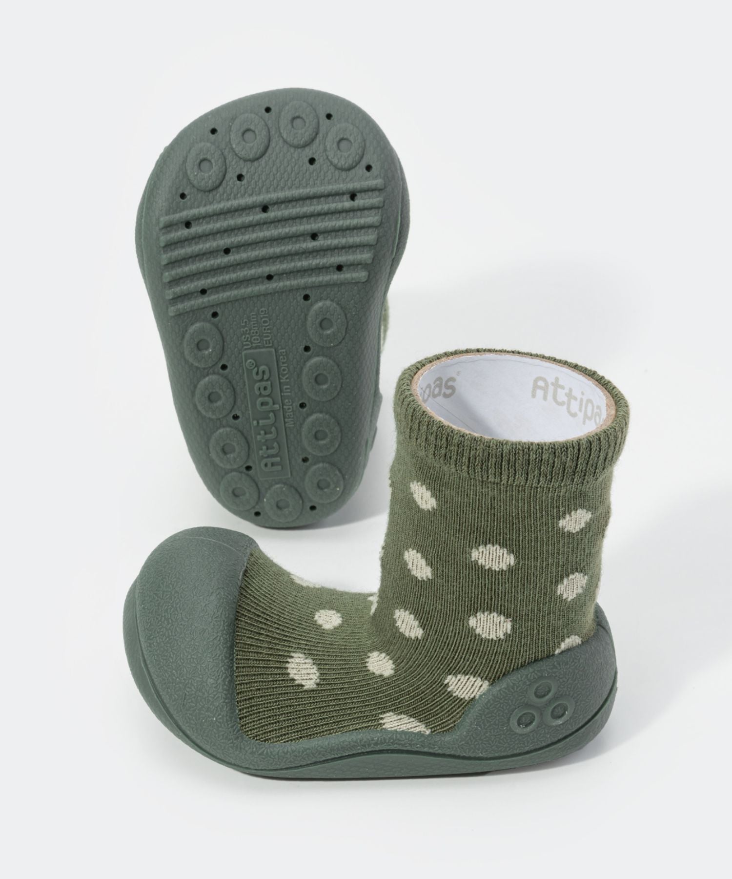 アティパス Attipas アティパス ATTIPAS DOT DOT ベビーシューズ キッズ ソックスシューズ ドットドット 出産祝い ファーストシューズ 靴 プレゼント ギフト 赤ちゃん お祝い トレーニ （スパークルブラック） スパークルブラック