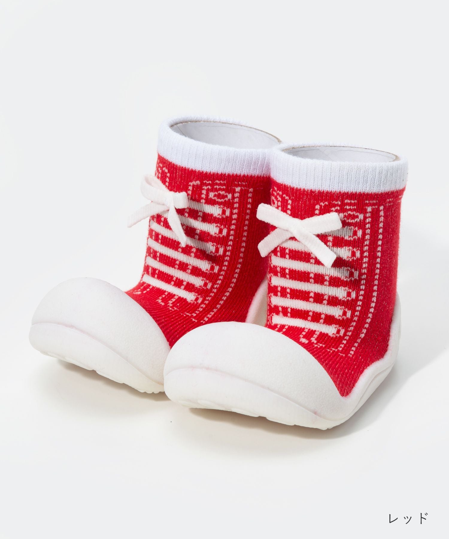 アティパス Attipas Sneakers ベビーシューズ キッズ ソックスシューズ 出産祝い ファーストシューズ 赤ちゃん トレーニングシューズ 女の子 男の子 （レッド） レッド