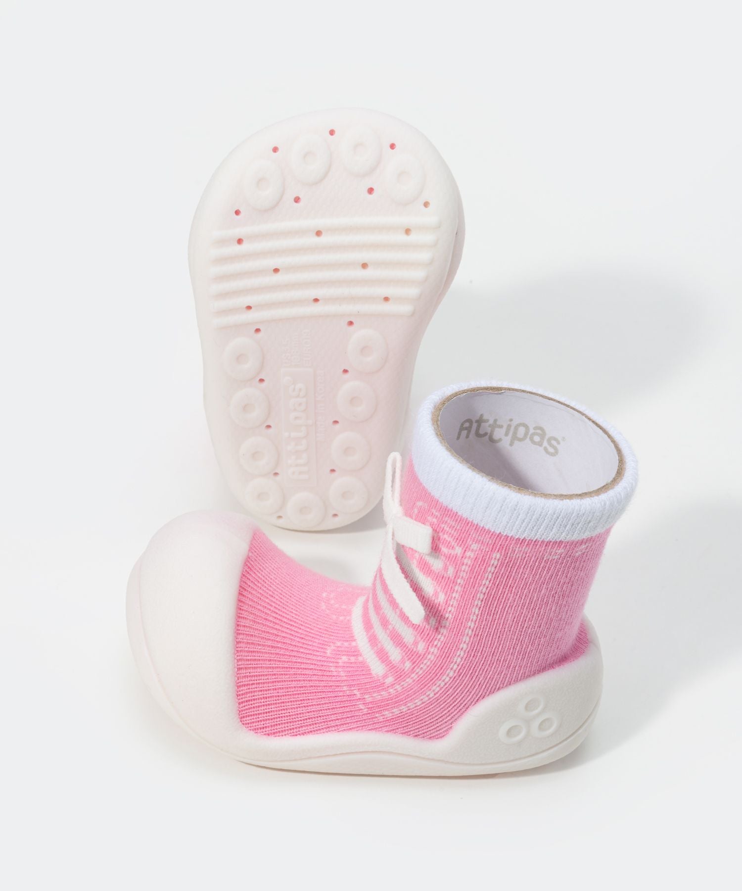 アティパス Attipas Sneakers ベビーシューズ キッズ ソックスシューズ 出産祝い ファーストシューズ 赤ちゃん トレーニングシューズ 女の子 男の子 （レッド） レッド