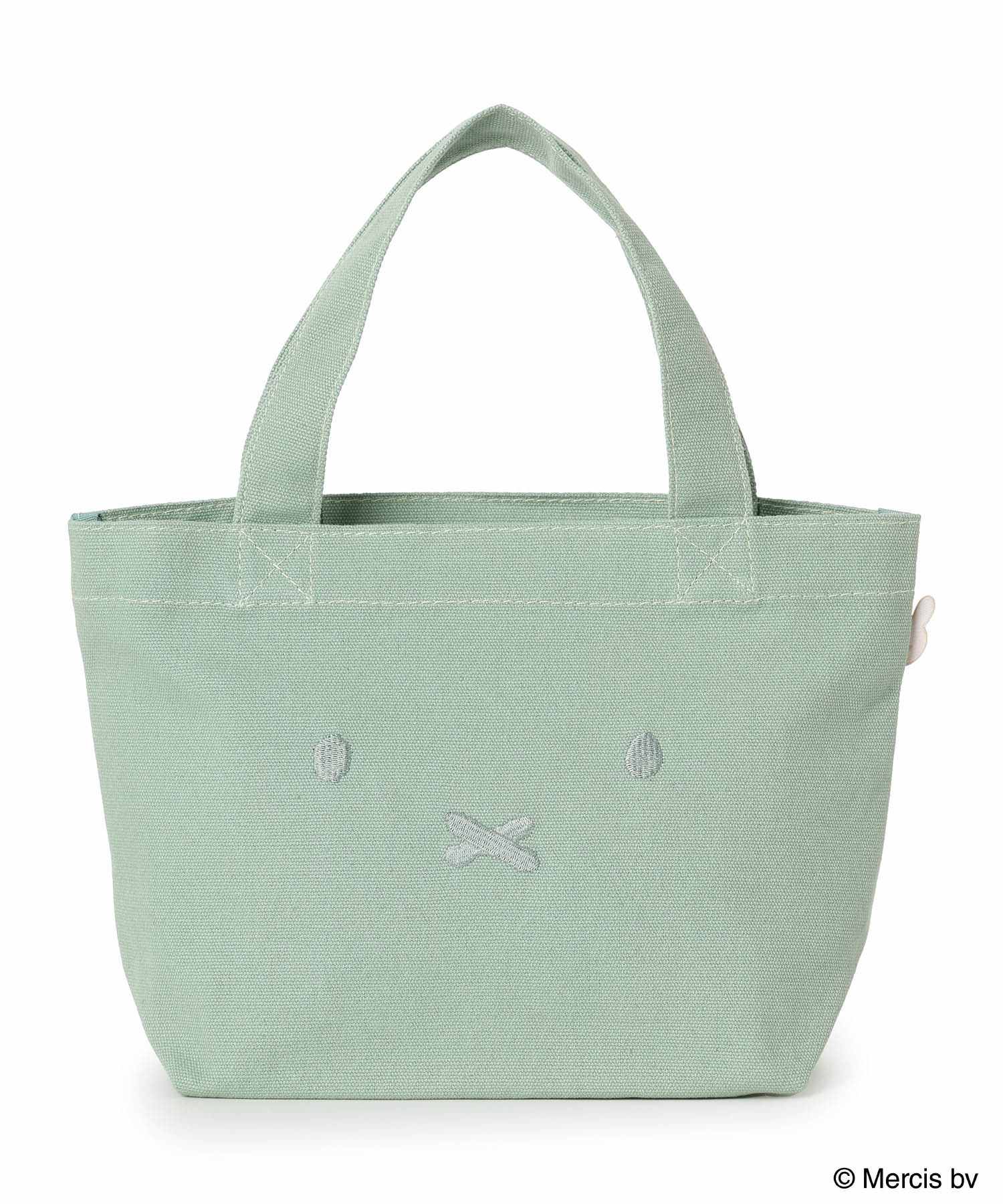 エーシーデザインバイアルファキュービック A/C DESIGN BY ALPHA CUBIC miffyキャンバスミニトート （ライトグリーン） ライトグリーン